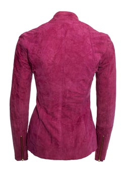 Ginger, Suede biker jacket