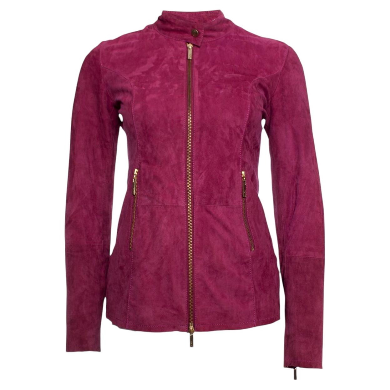 Ginger, Suede biker jacket For Sale