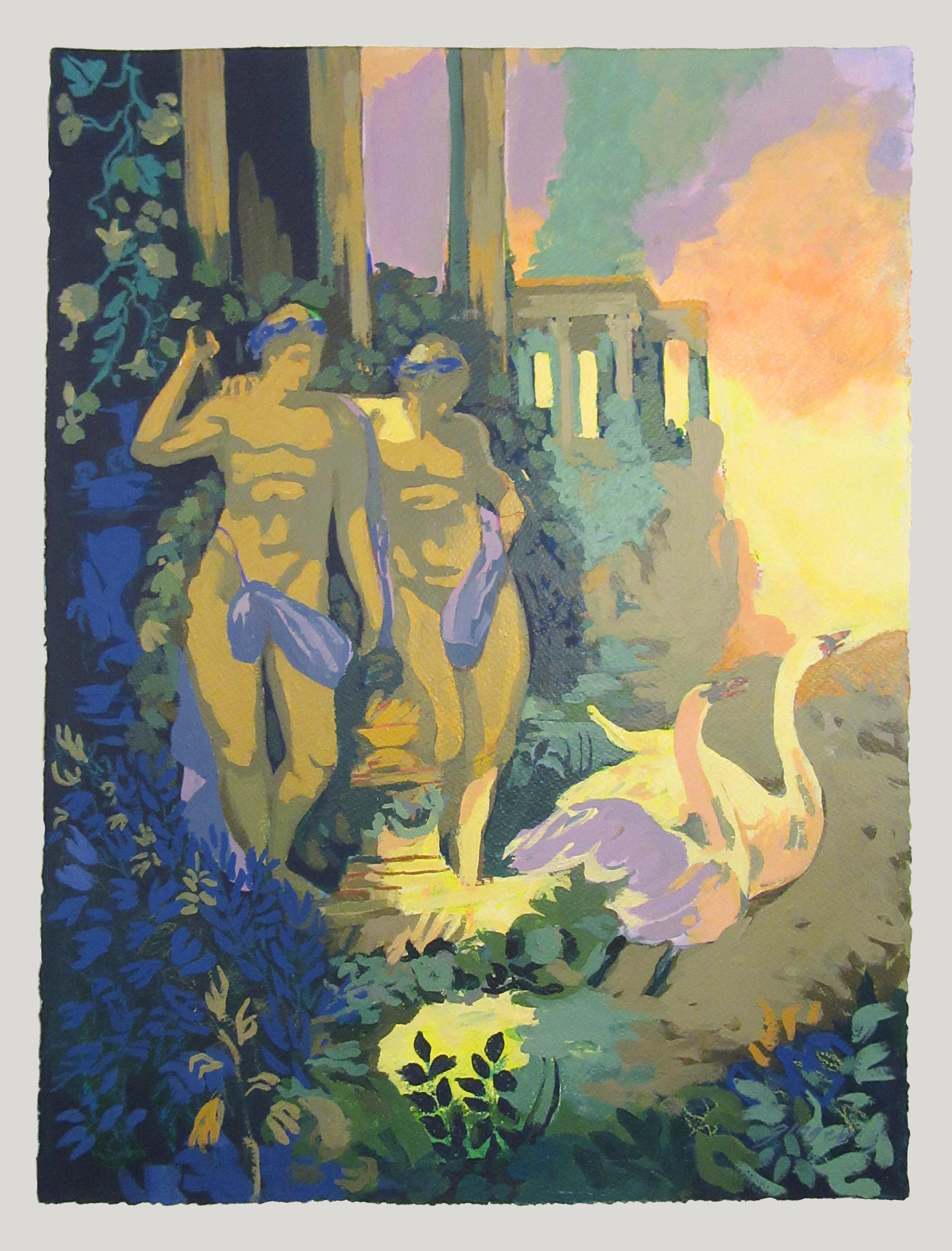 Gemelli: Dioscuri - Painting di Ginger Williams Cook