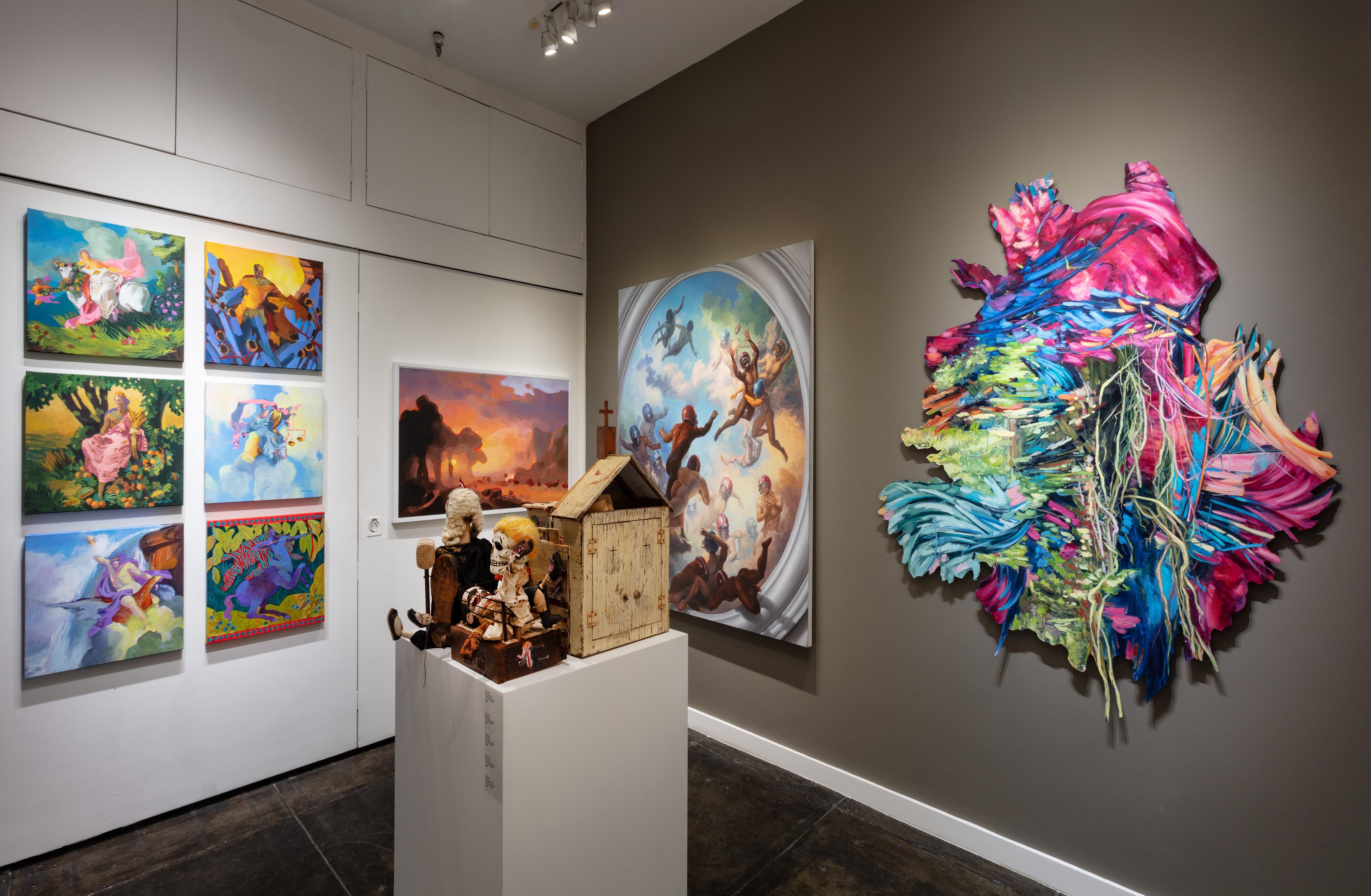 Leo : Hercule et le lion Neméen - Painting de Ginger Williams Cook