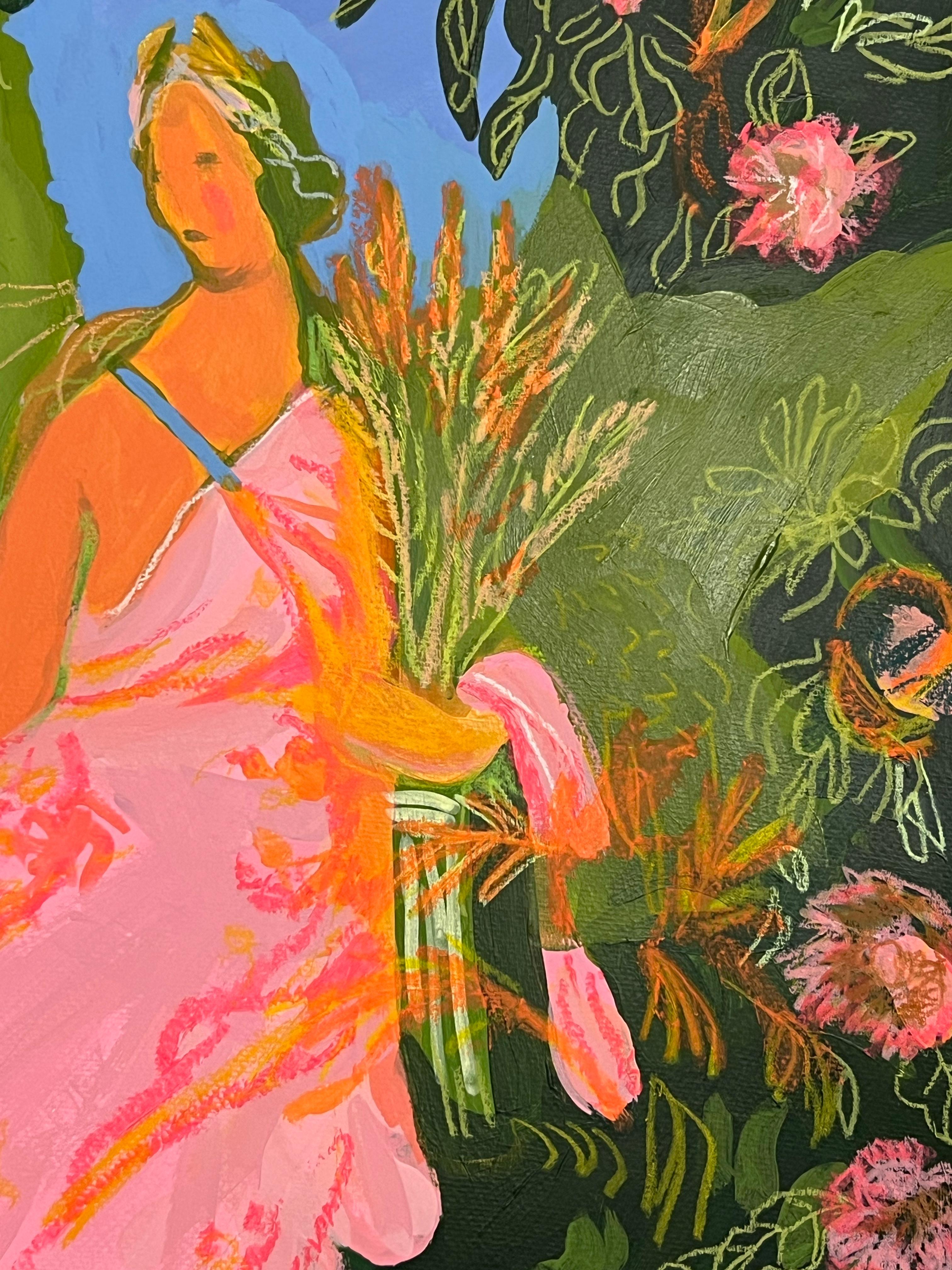 Vergine: Luce in agosto - Painting di Ginger Williams Cook