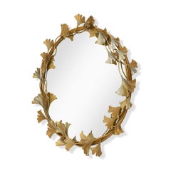Gingko Brass Mirror by Bunny Williams Home