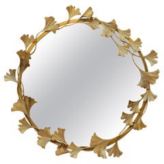 Gingko Brass Mirror by Bunny Williams Home