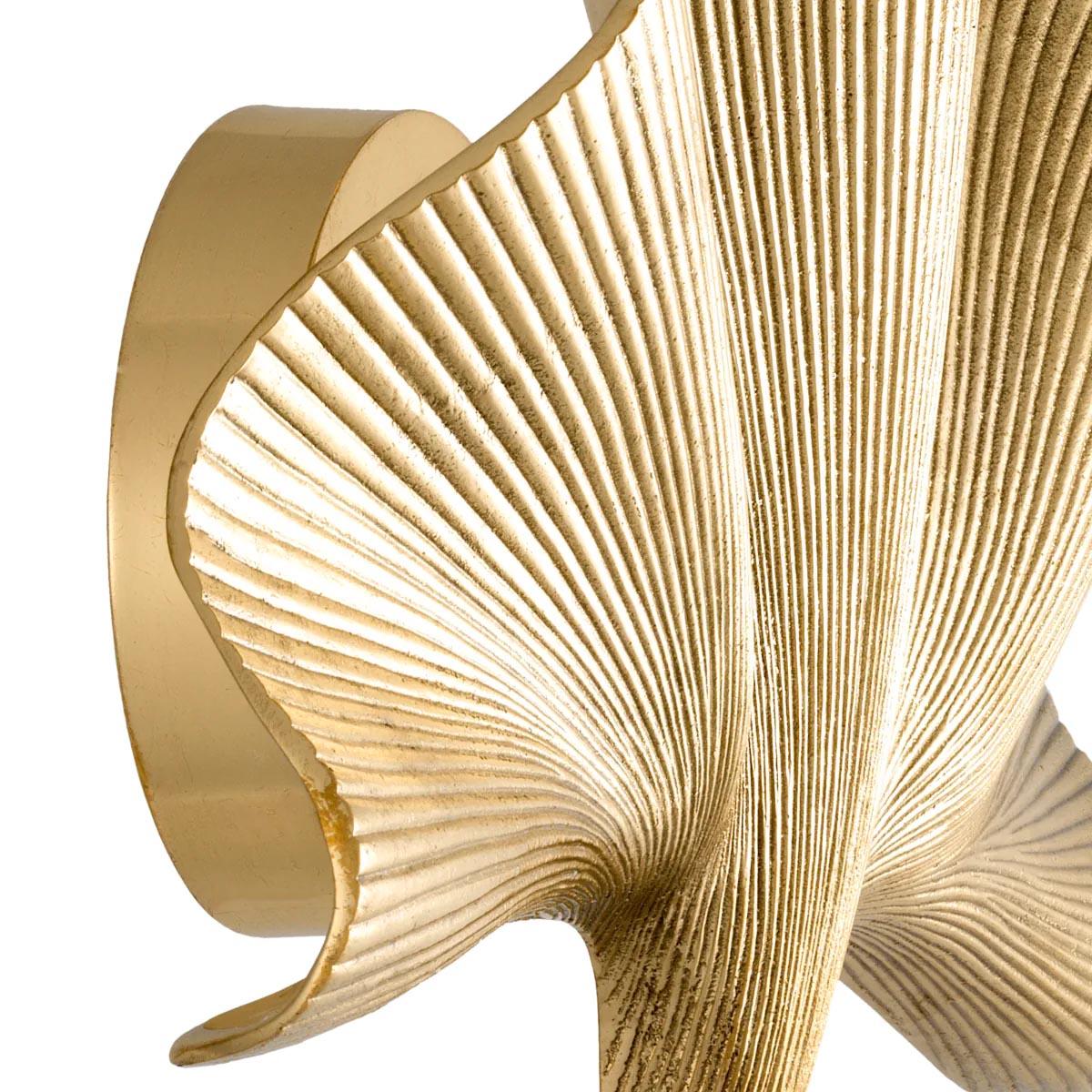 Lámpara de pared Gingko Leave Latón en venta