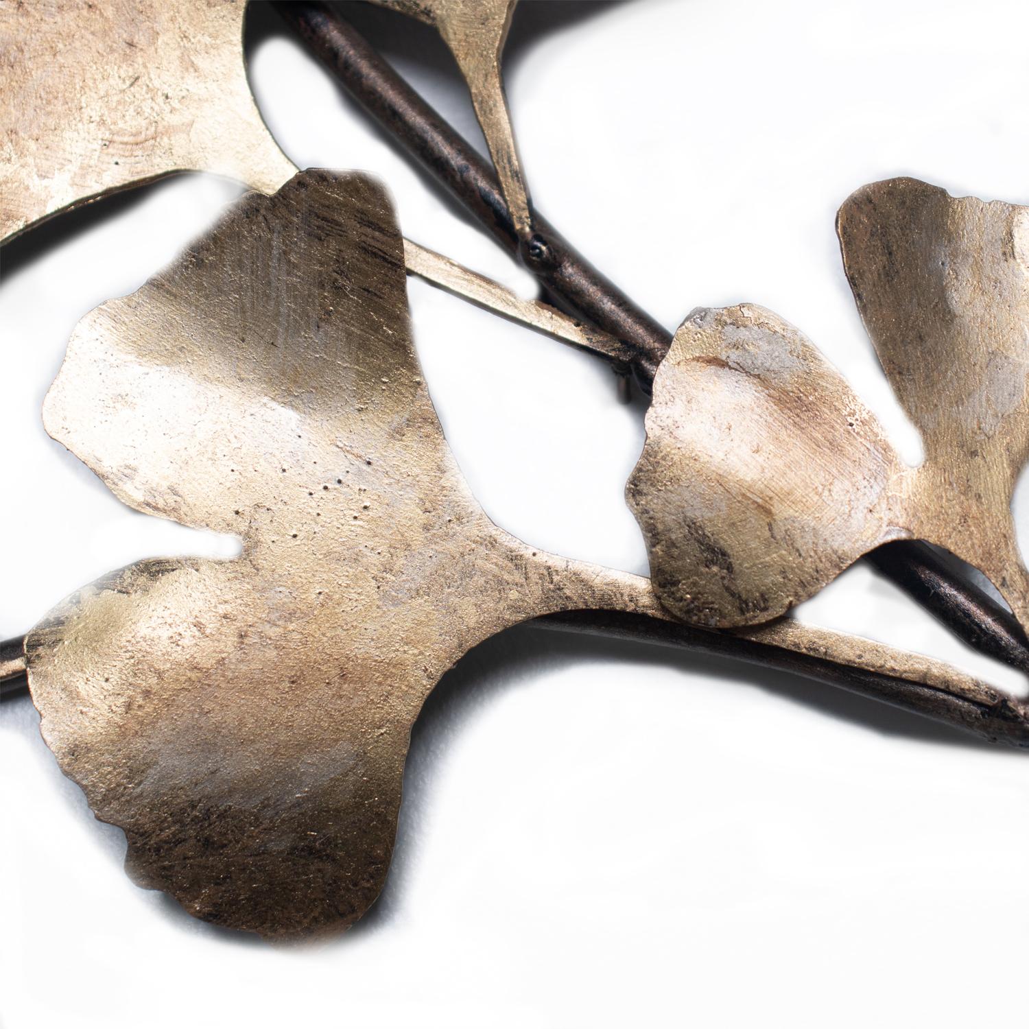 Escultura mural Ginkgo en tabaco Norteamericano en venta