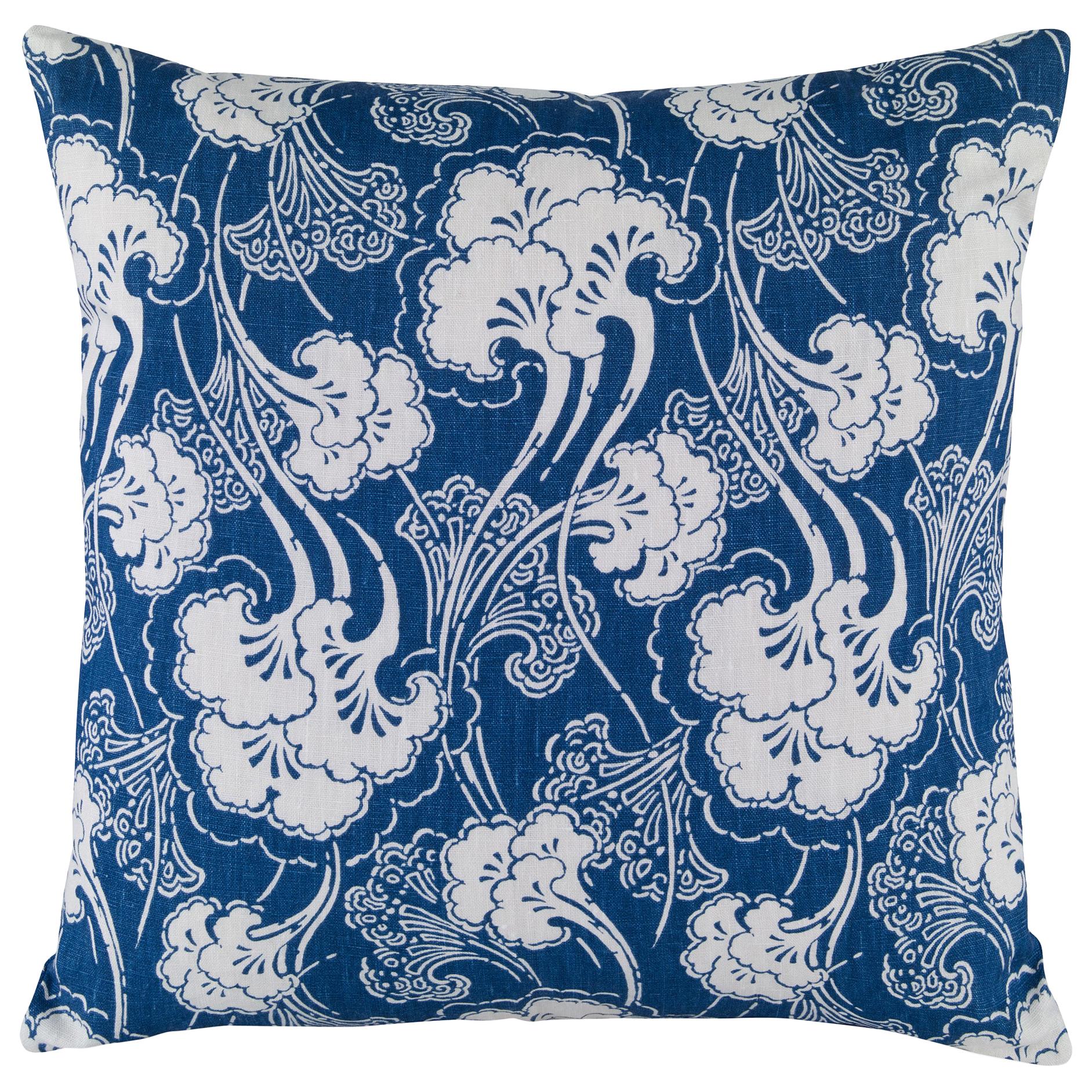 Ginkgoleaf Accent Pillow with Sarah Richardson Fabrics by CuratedKravet