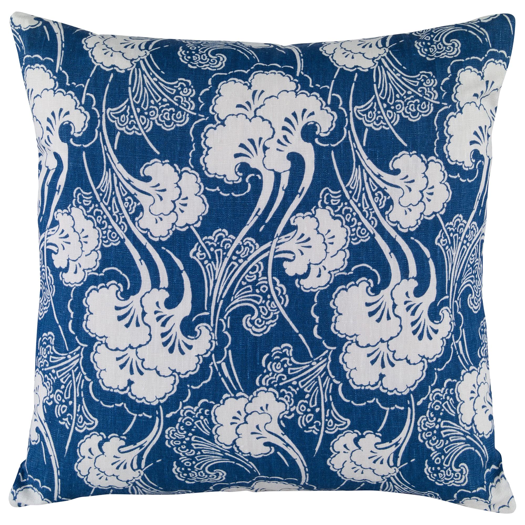 Ginkgoleaf Pillow in Indigo by Curatedkravet