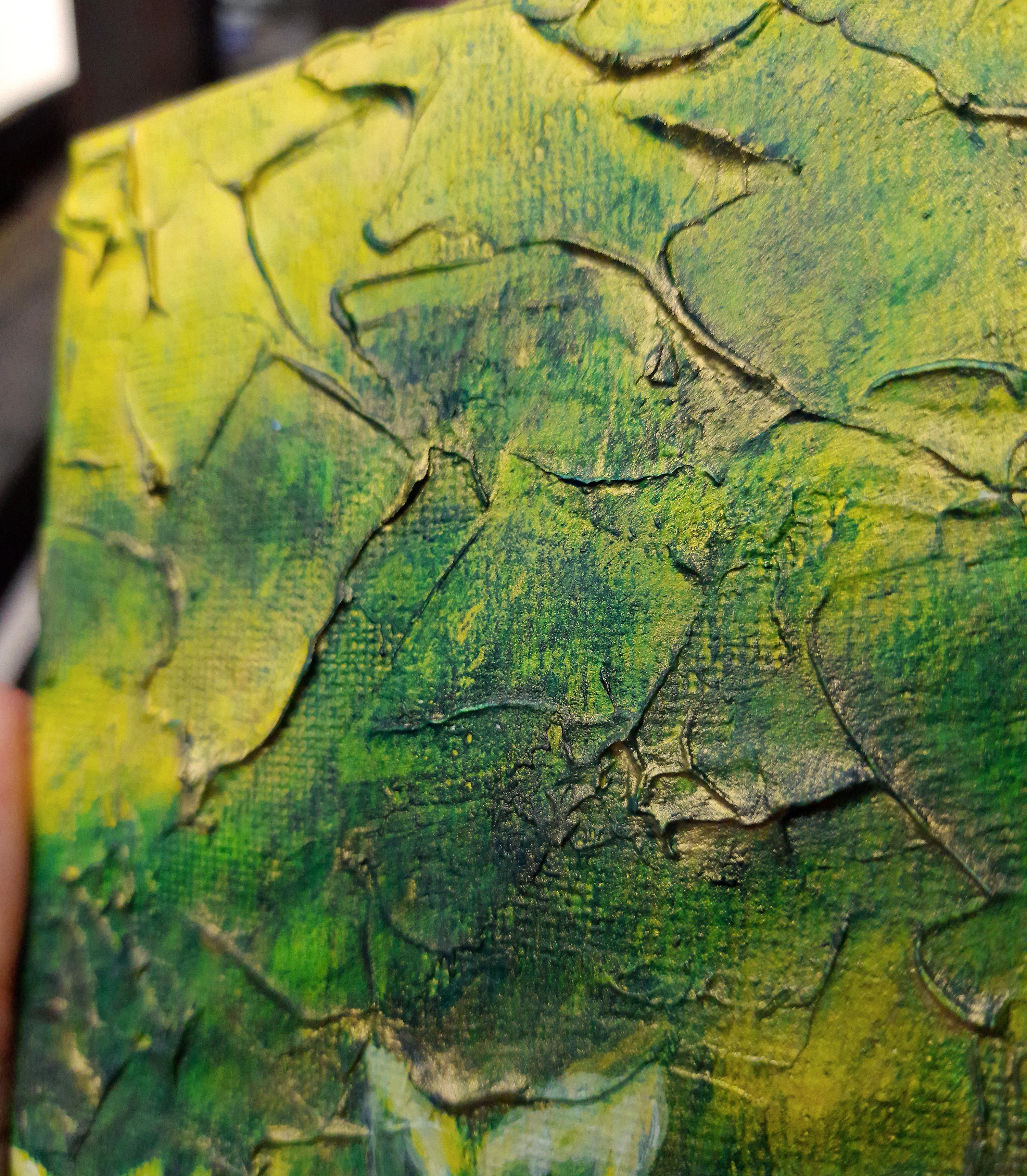 Grüner Tee. Originalgemälde (Impressionismus), Painting, von Ginna Paola