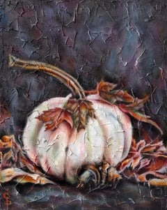 La magia ordinaria del otoño. pintura original