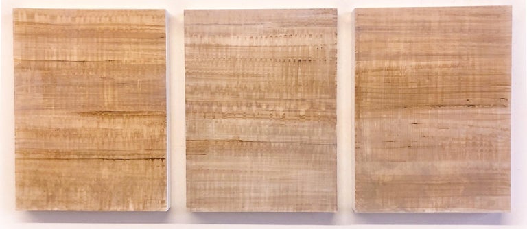 Ginny Fox Minimalist Abstract Color Field Painting In Light Brown And Beige C19 2 For Sale At 1stdibs