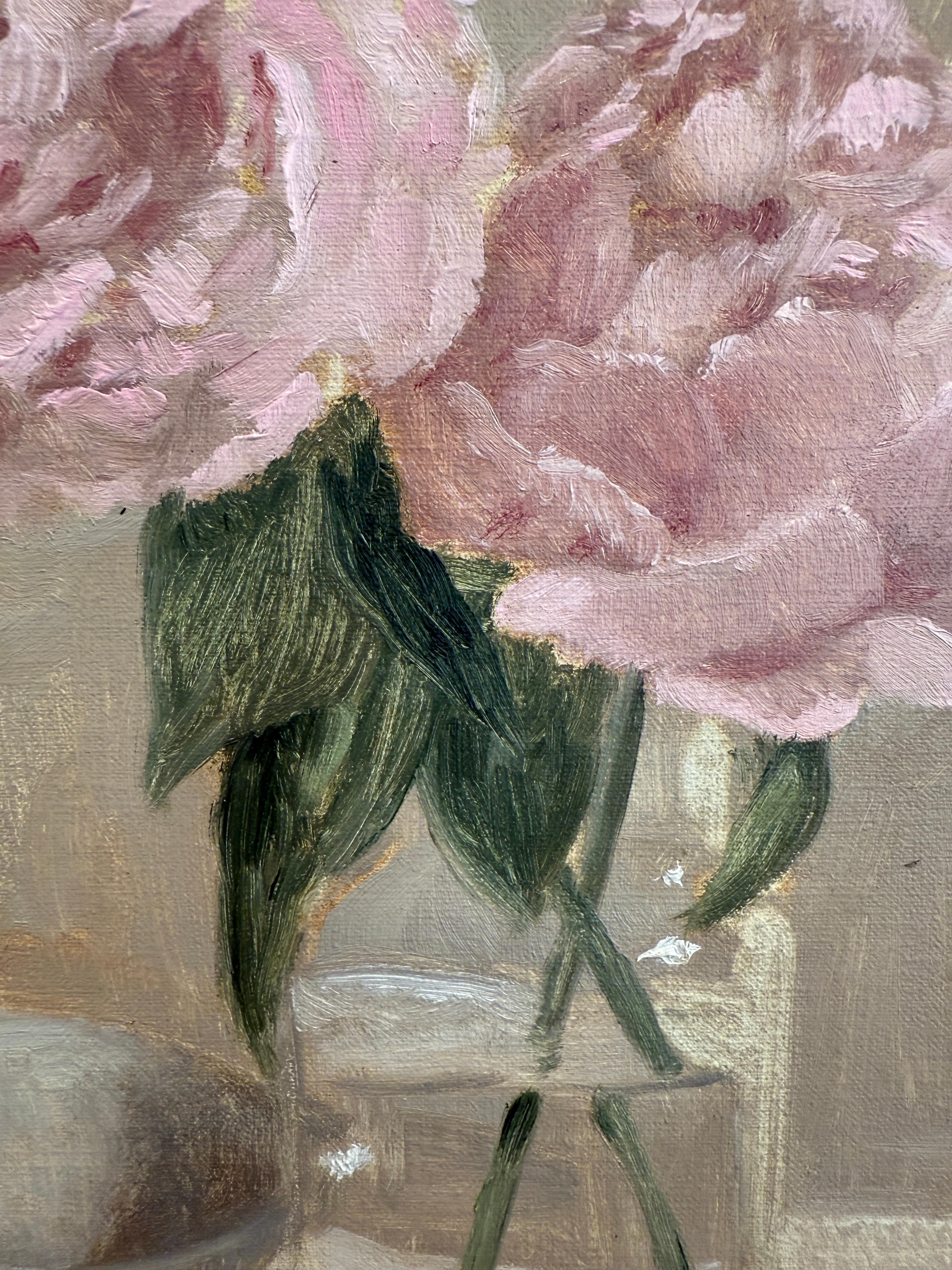 Una mattina tranquilla - Painting Realismo americano di Ginny Williams