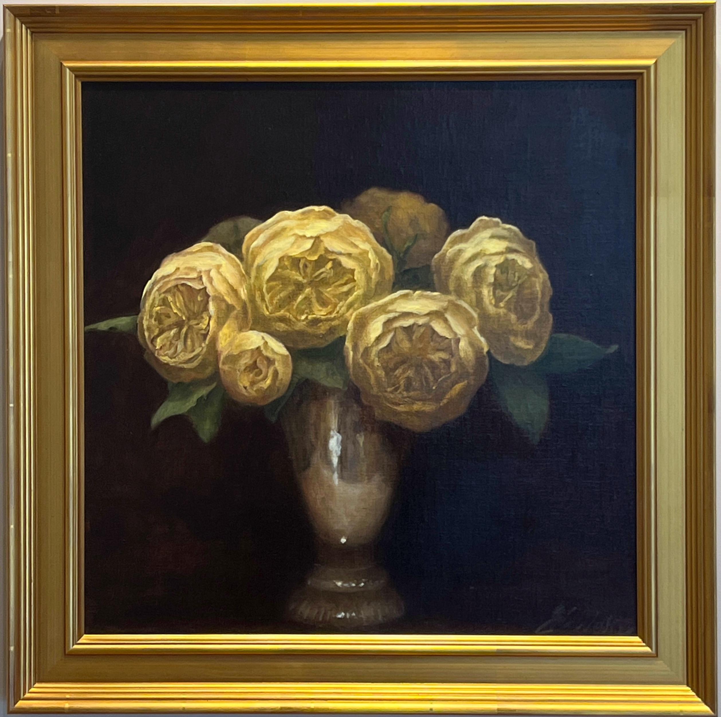 Un rose par n'importe quel autre nom - Painting de Ginny Williams