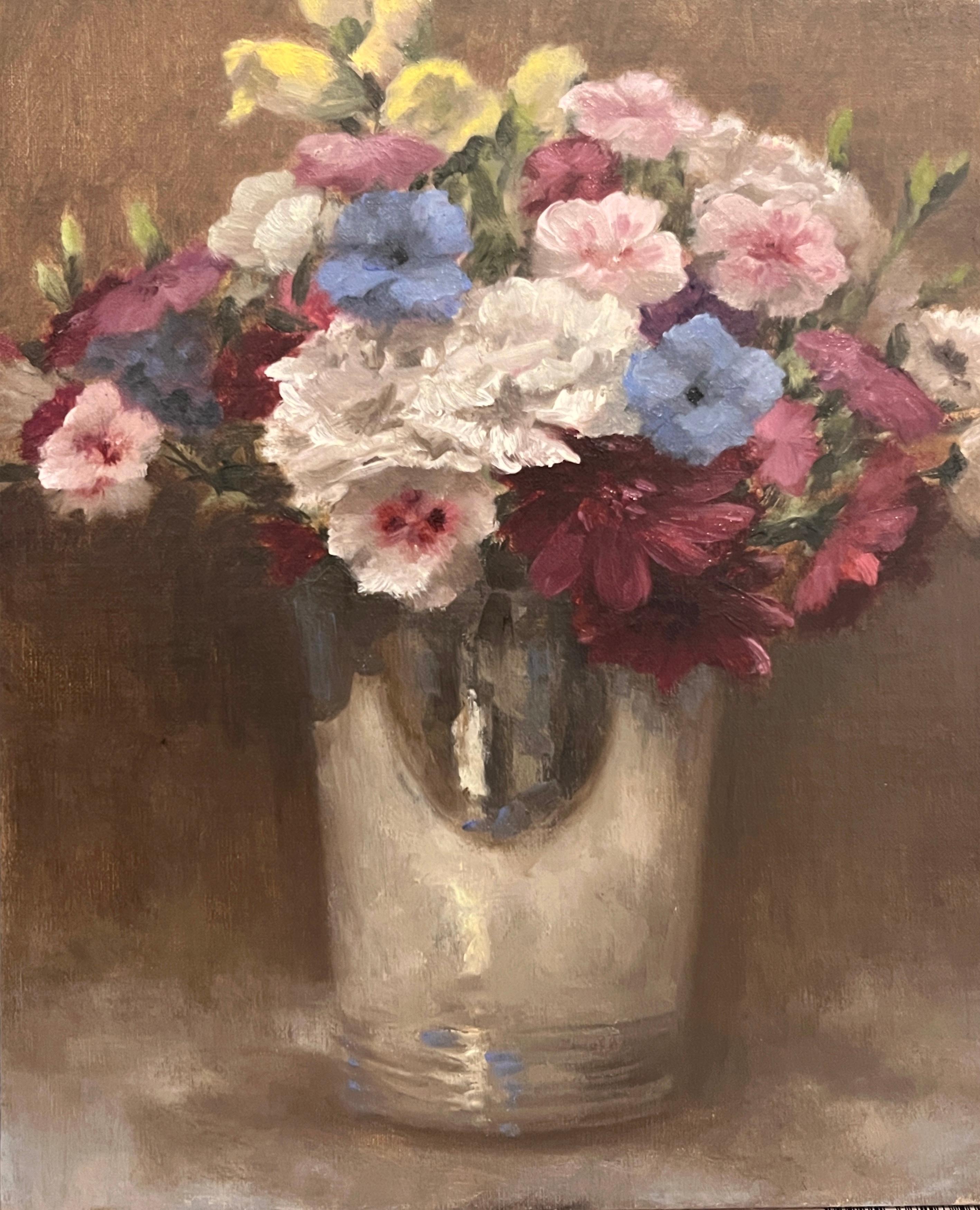 Un sicuro segno di primavera - Painting di Ginny Williams
