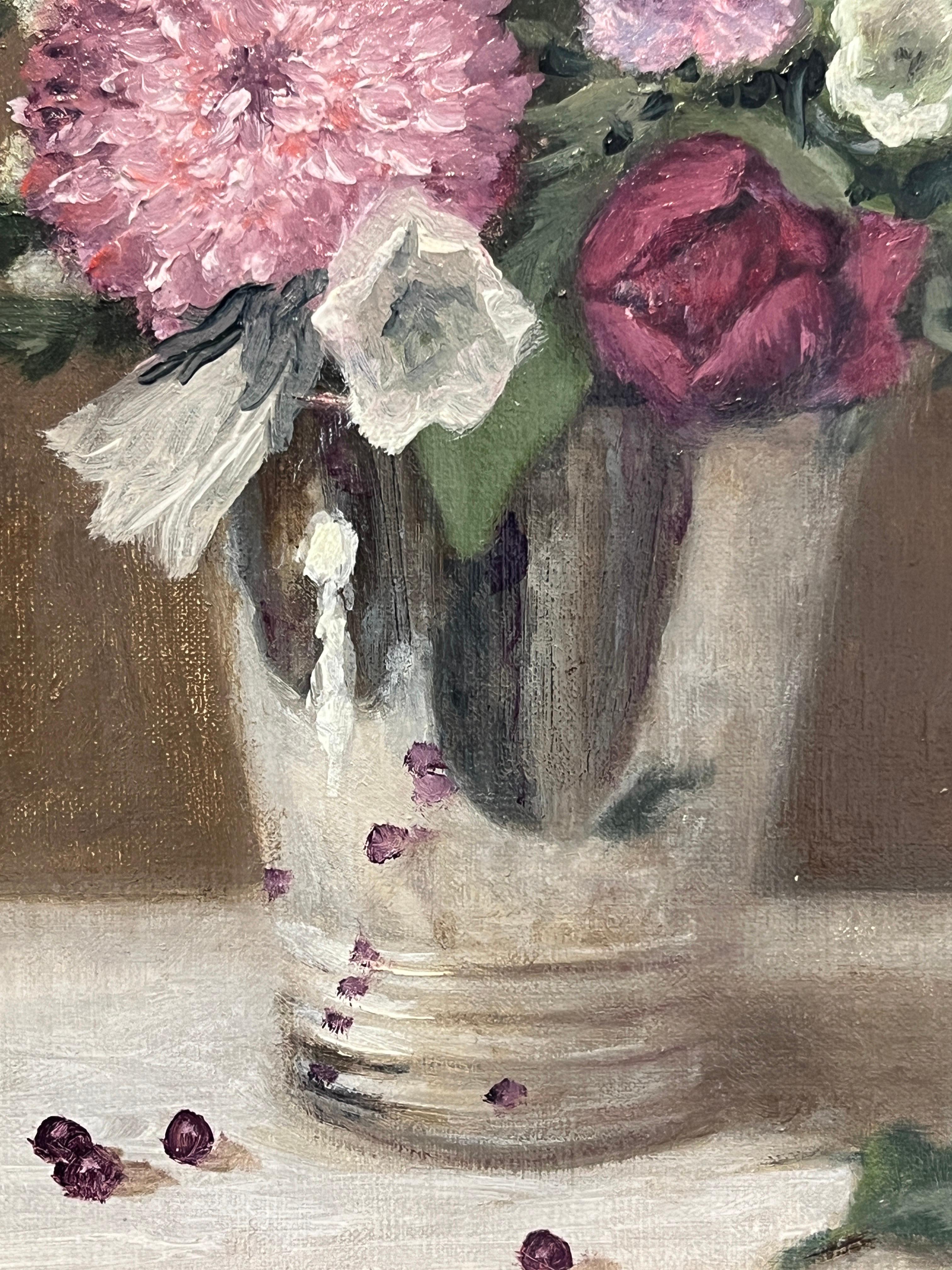 A. Winter Bouquet (Amerikanischer Realismus), Painting, von Ginny Williams