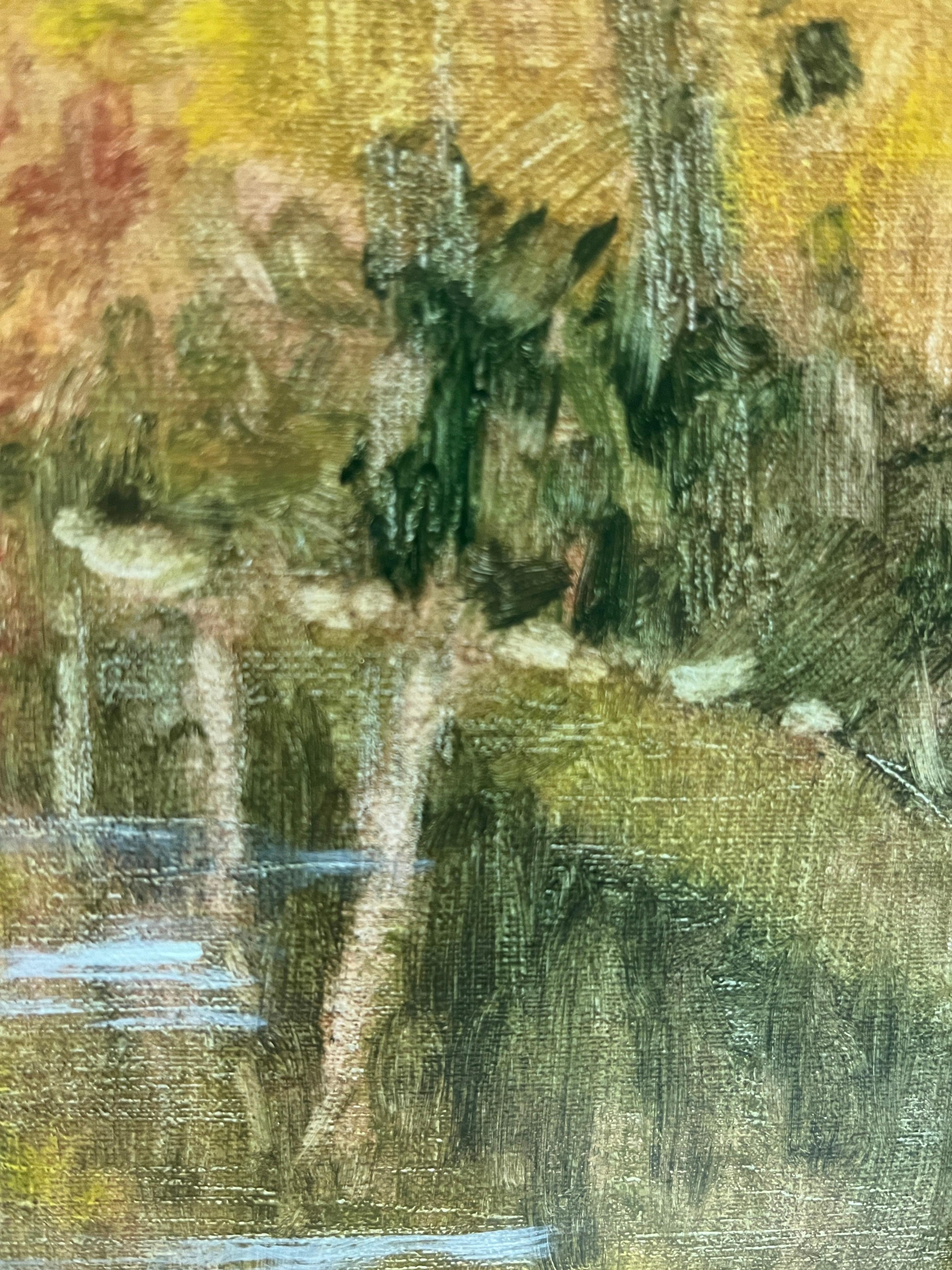 Otoño en Vermont - Painting realista estadounidense de Ginny Williams