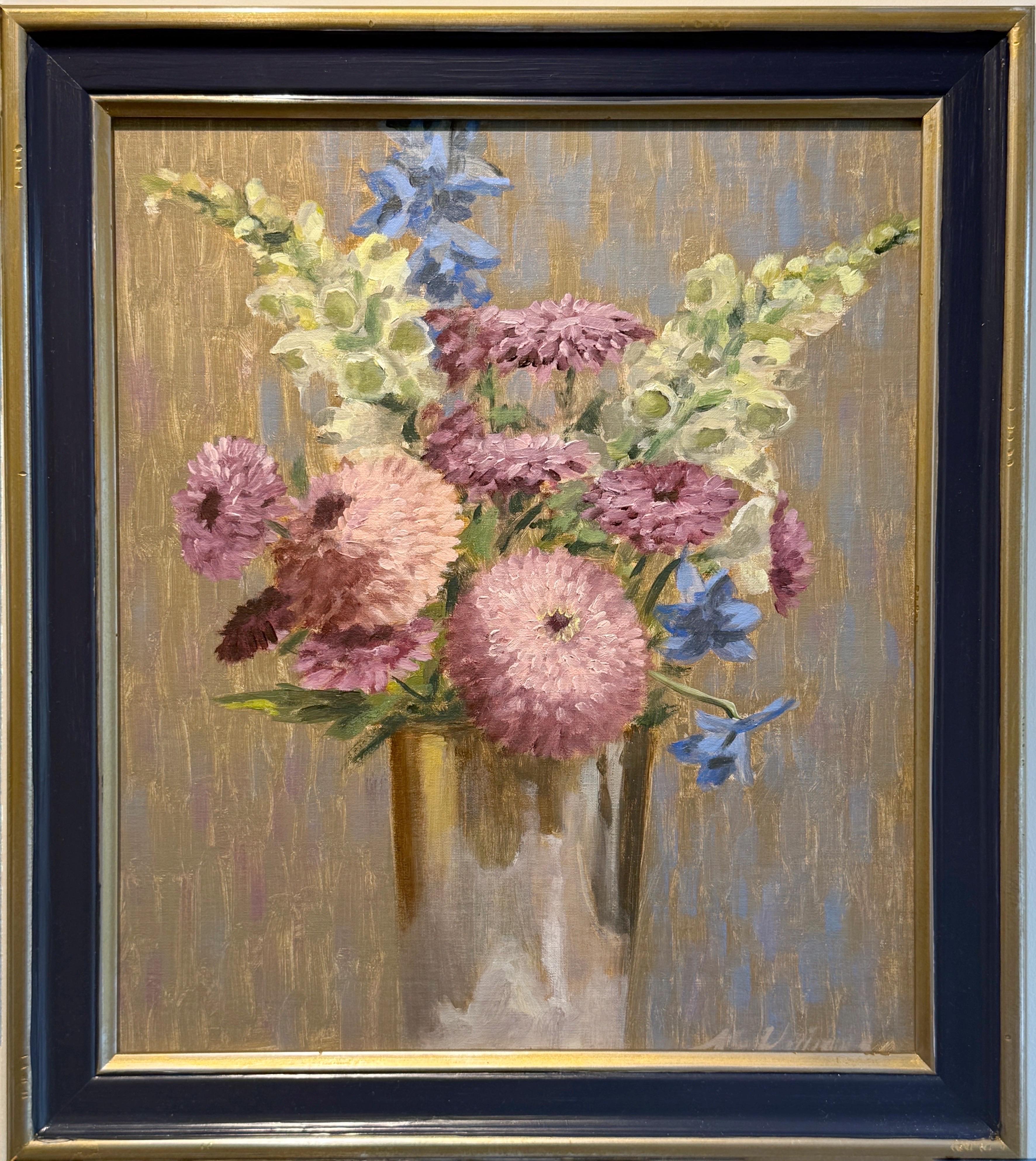 Still-Life Painting di Ginny Williams - Un bouquet per un weekend di marzo