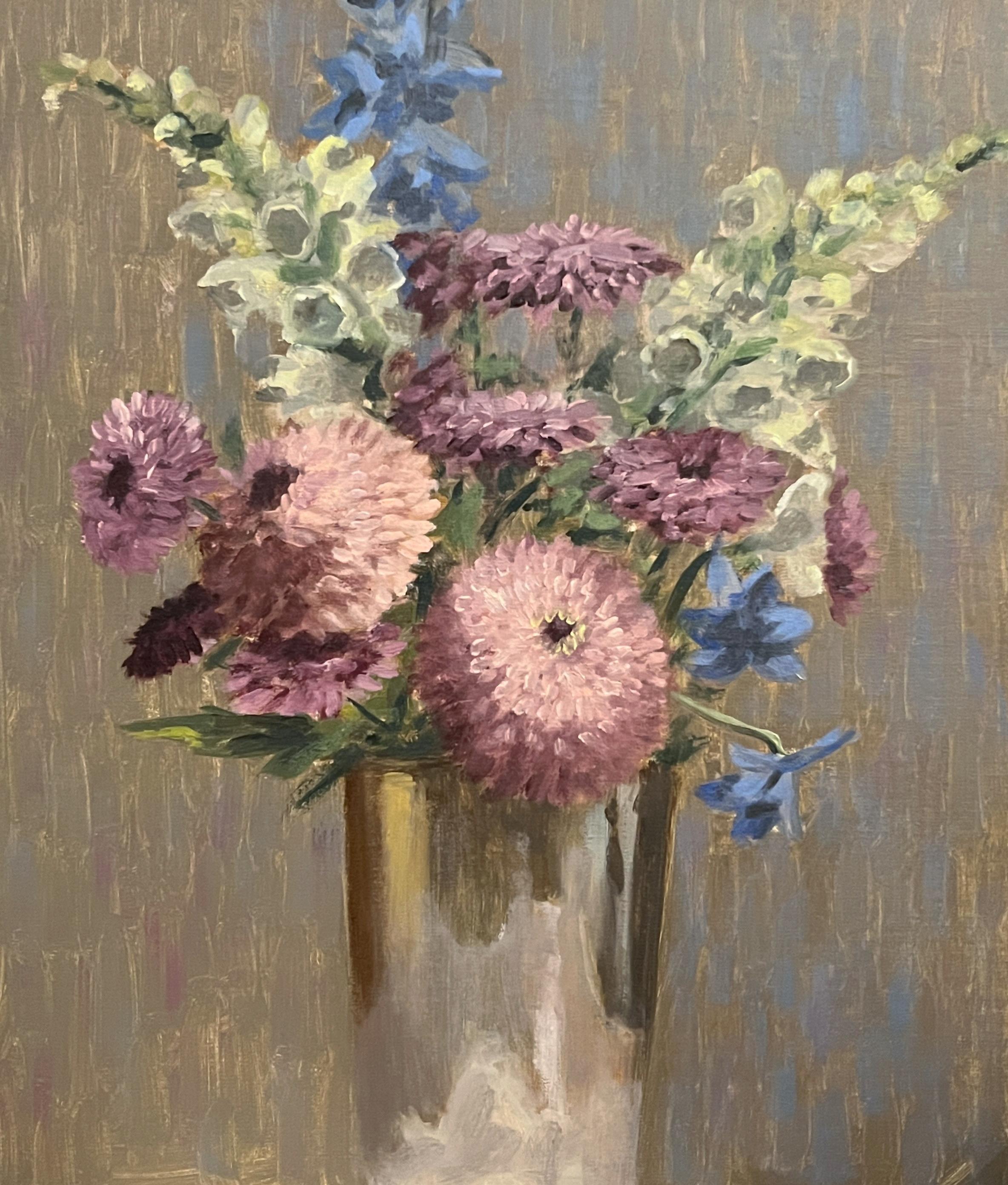 Ginny Williams Animal Painting - Bouquet for a March Weekend