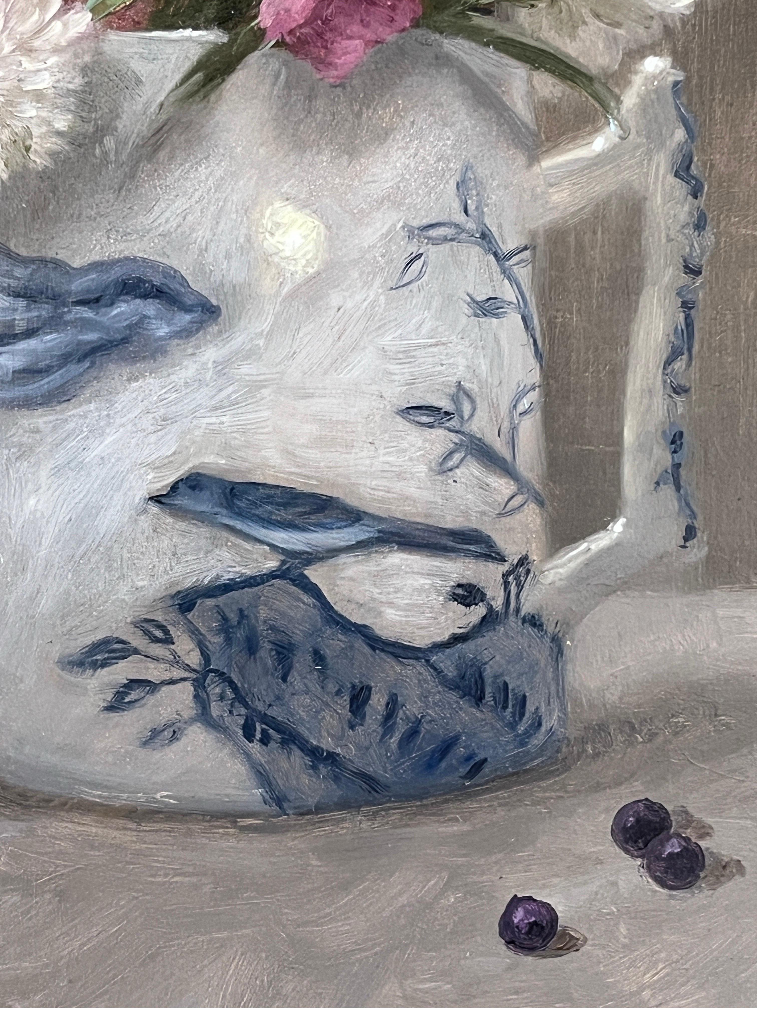 Día de San Esteban - Painting realista estadounidense de Ginny Williams