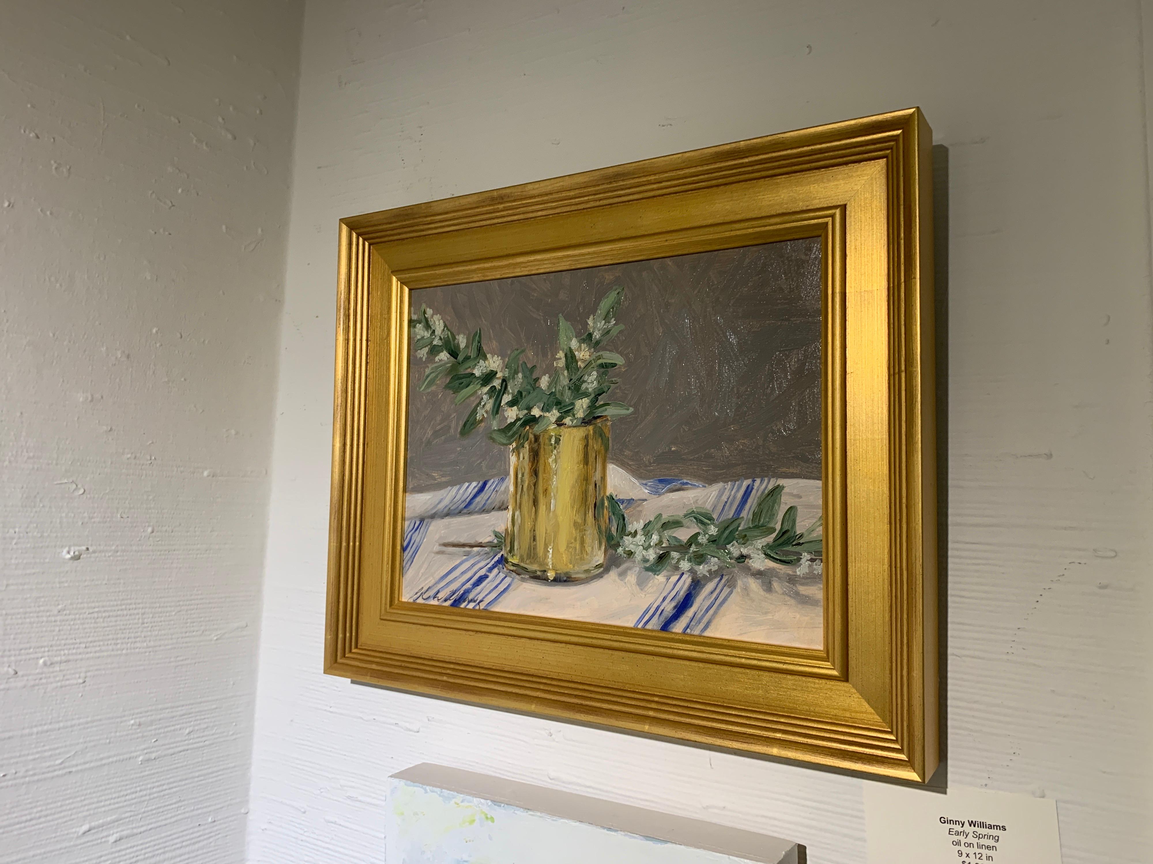 Early Spring by Ginny Williams Framed Oil on Canvas Still Life  2