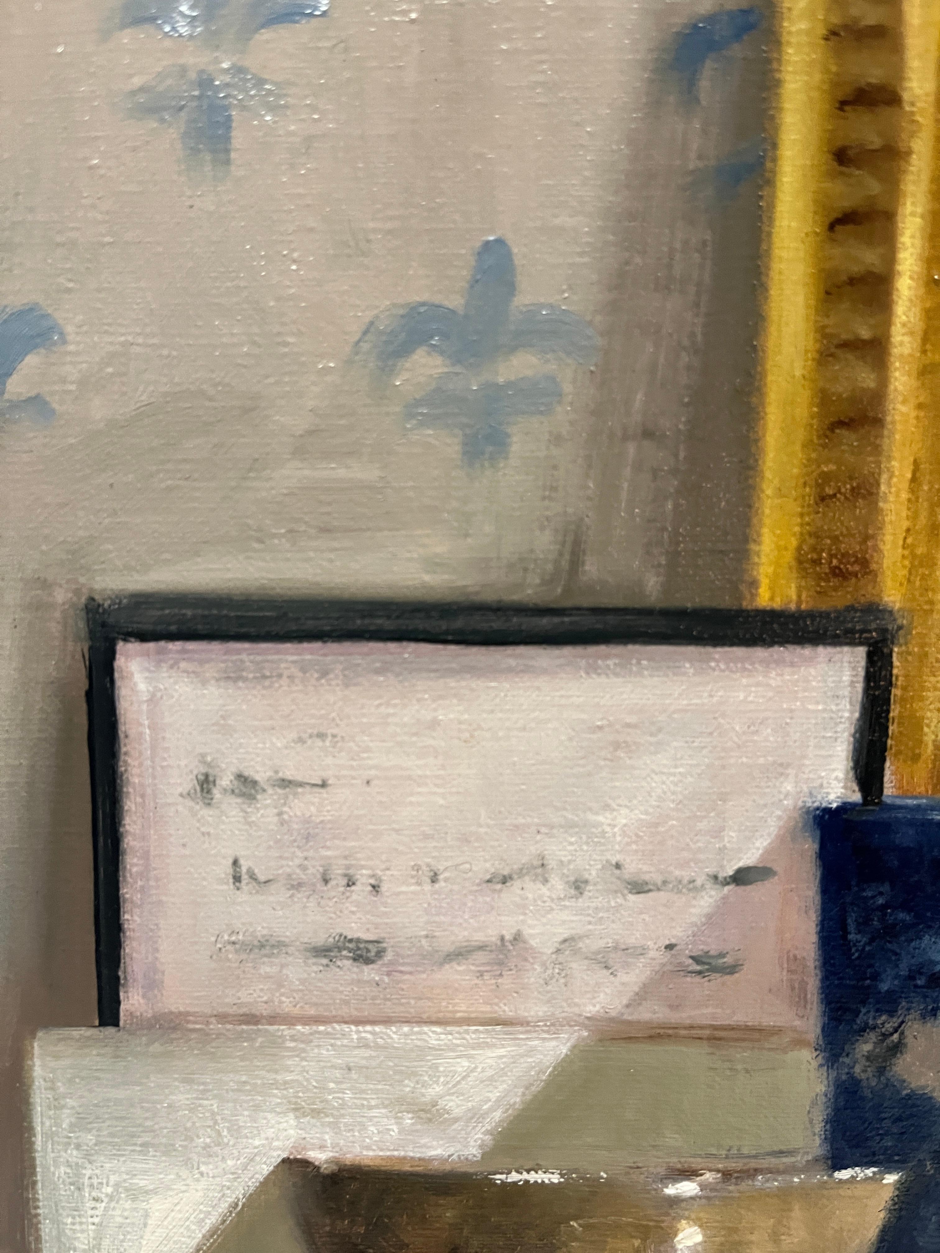 La sua stanza - Still-Life Painting Marrone di Ginny Williams