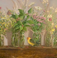 High Summer by Ginny Williams, Framed Realist Still-Life Painting