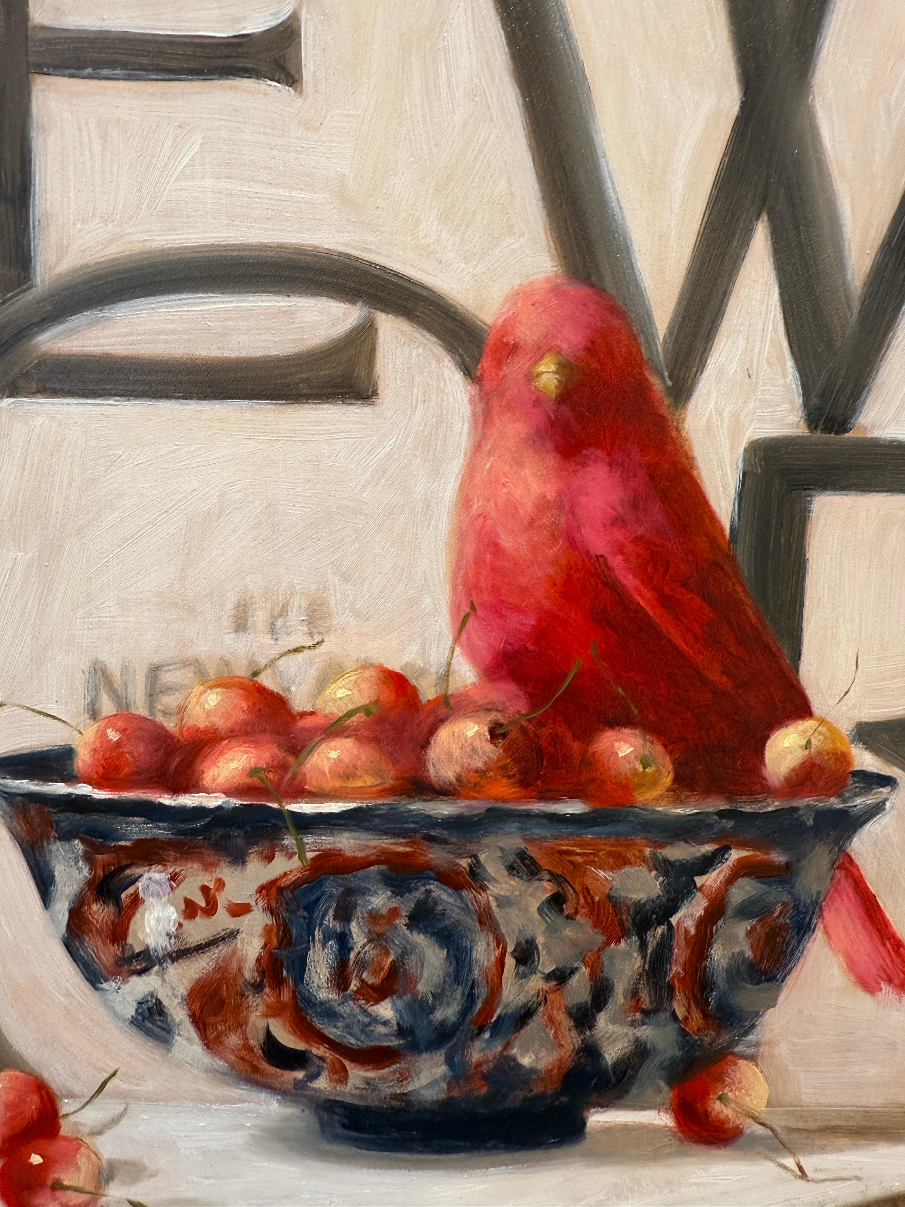 Imari y el New Yorker - Painting de Ginny Williams
