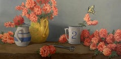 'In The Florist's Shop'  by Ginny Williams, Framed Oil Still-Life Painting