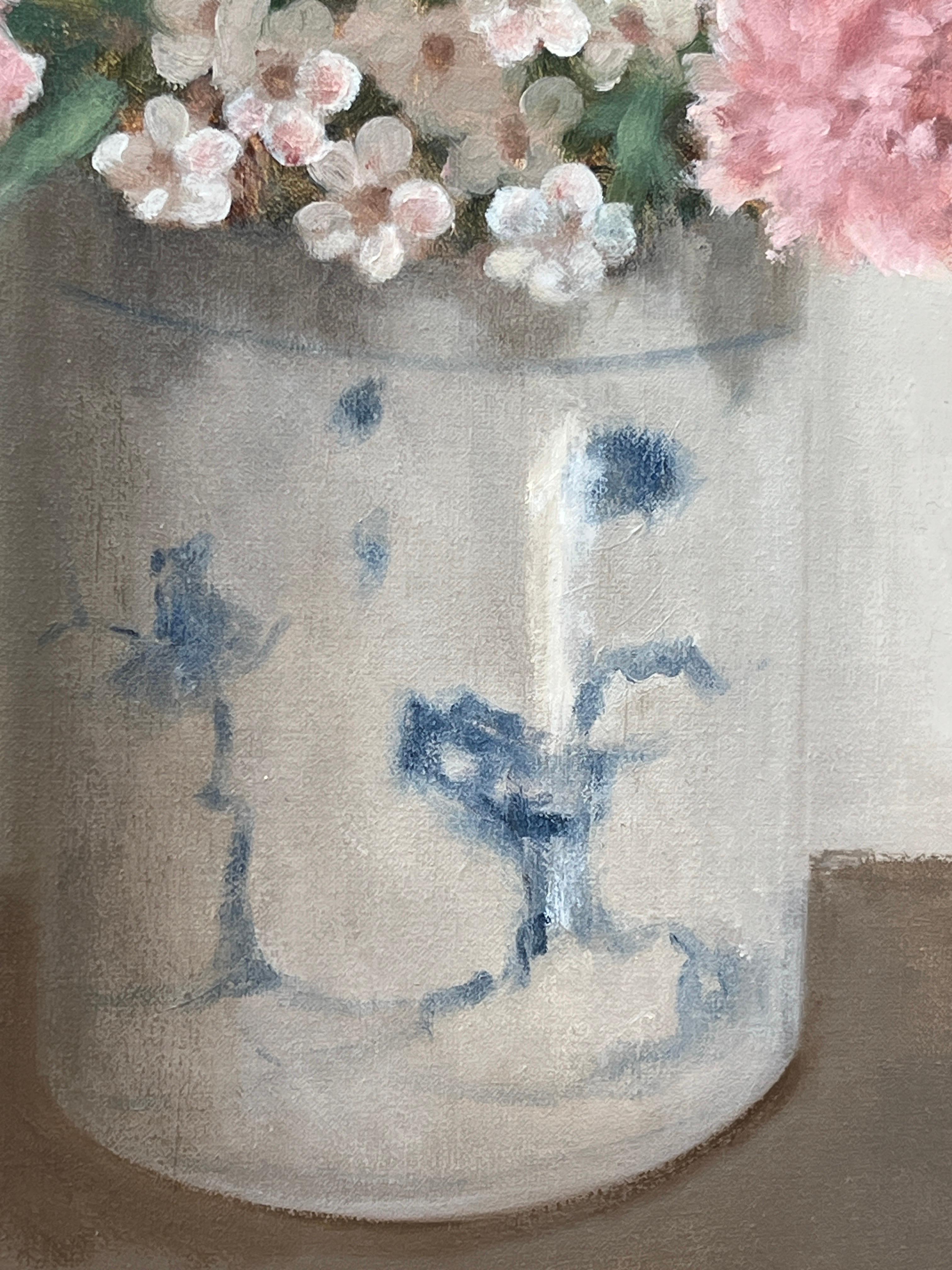 Un día a la vez - Painting realista estadounidense de Ginny Williams