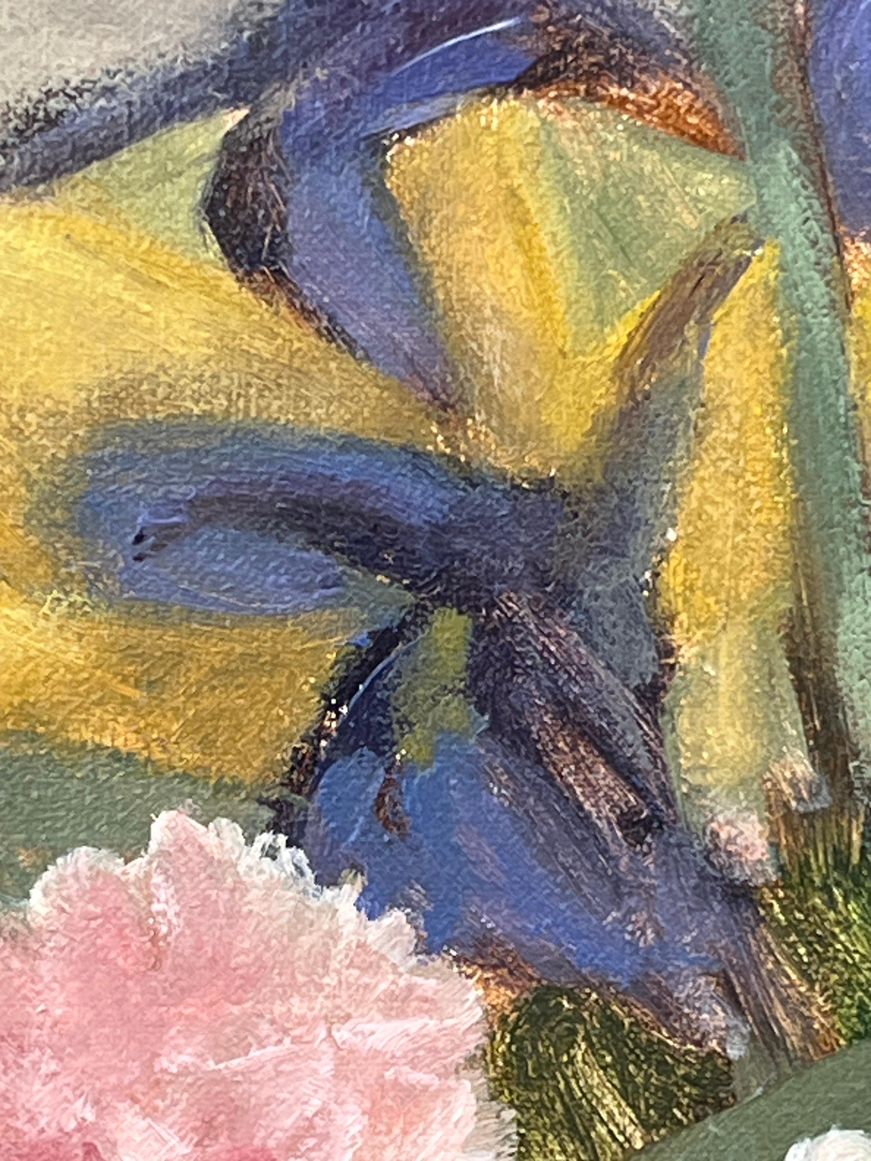  Un óleo original de GC Williams. Williams es licenciada en Historia del Arte, lo que le permitió comprender y apreciar no sólo el arte del pasado, sino también los acontecimientos históricos y las ideologías que fomentaron diversas estéticas,