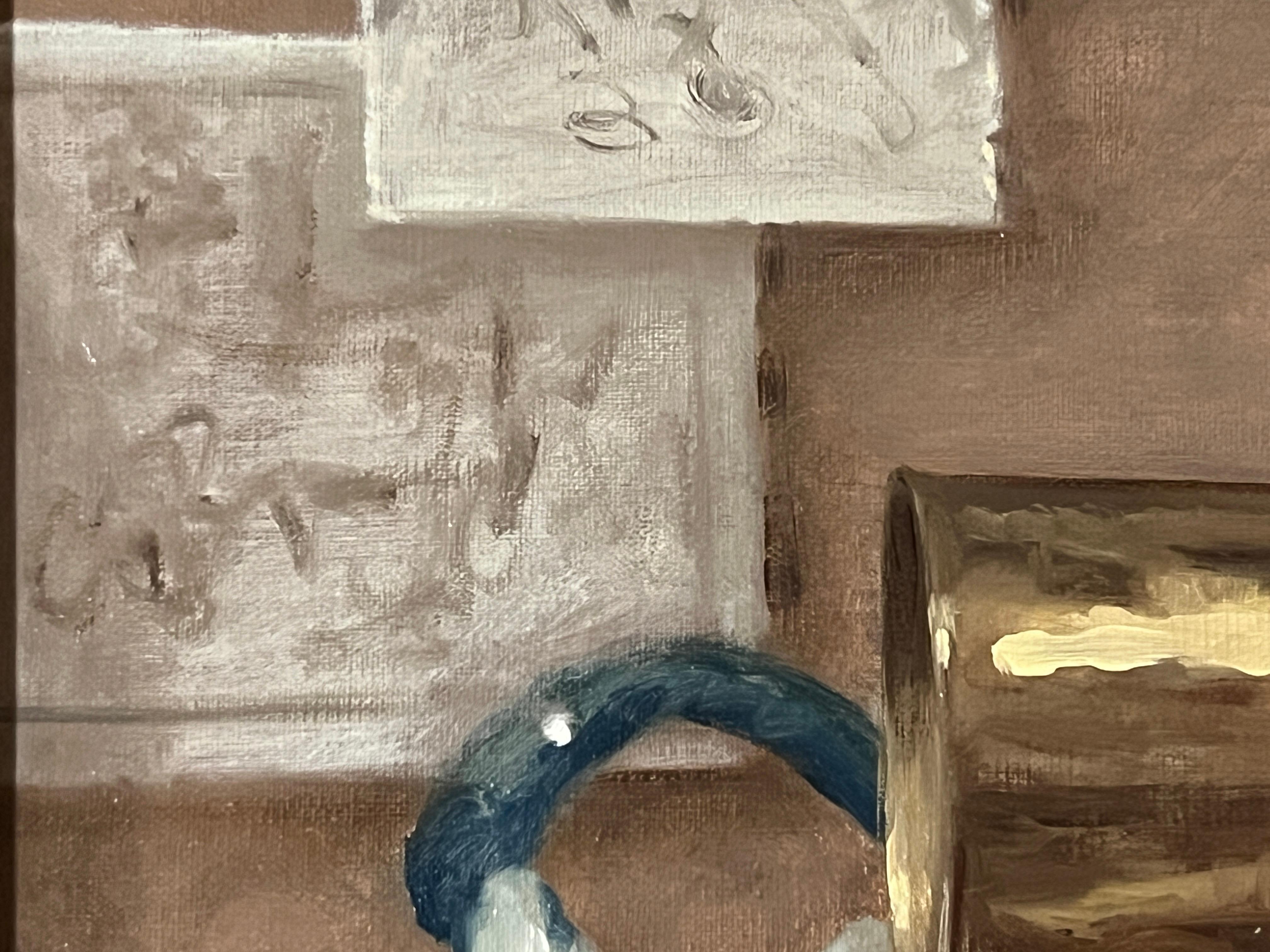 Pale Blue and Gold For Sale 3
