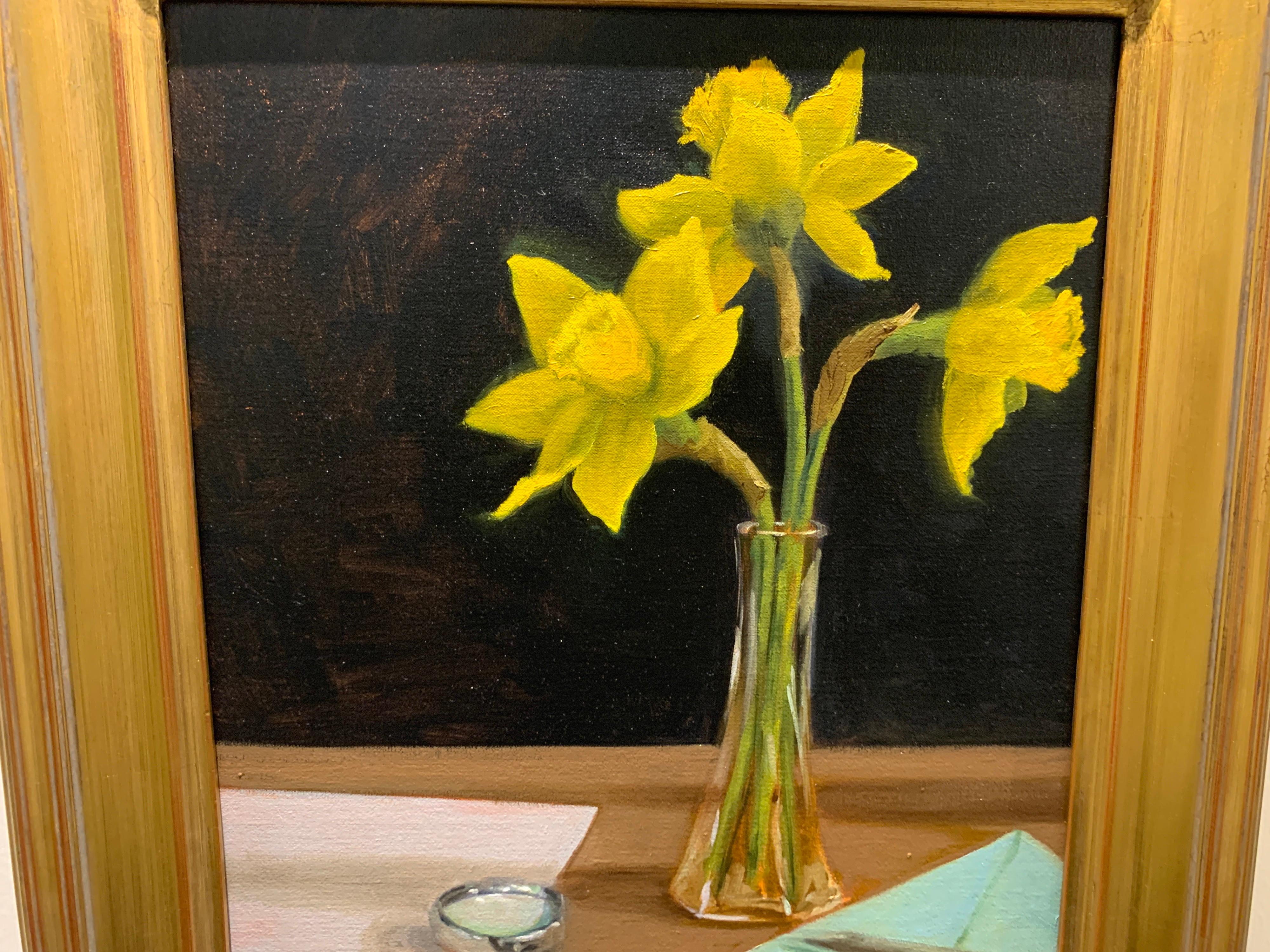 Searching for Signs of Spring by Ginny Williams, Framed Realist Painting 2