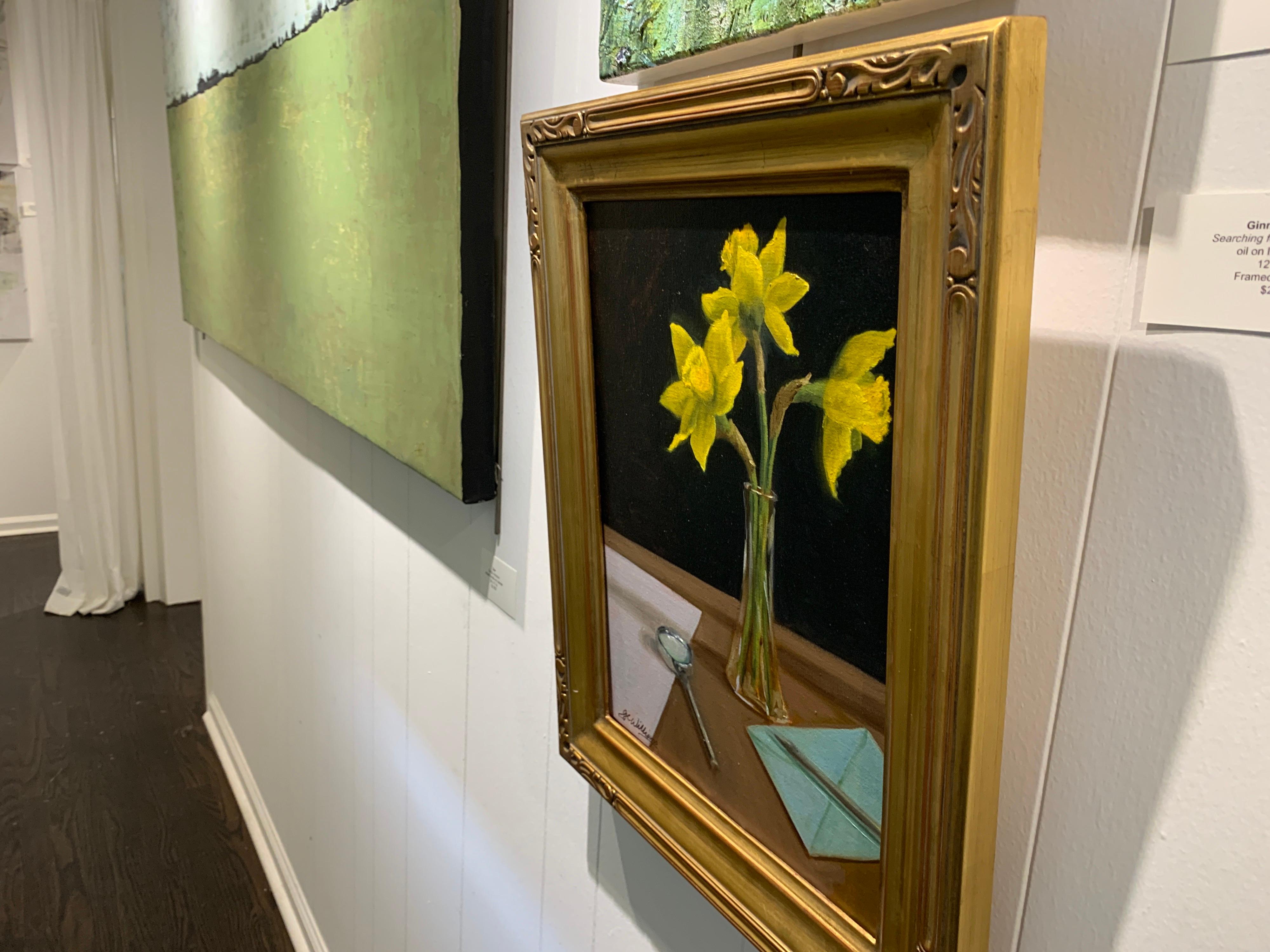 Searching for Signs of Spring by Ginny Williams, Framed Realist Painting 3