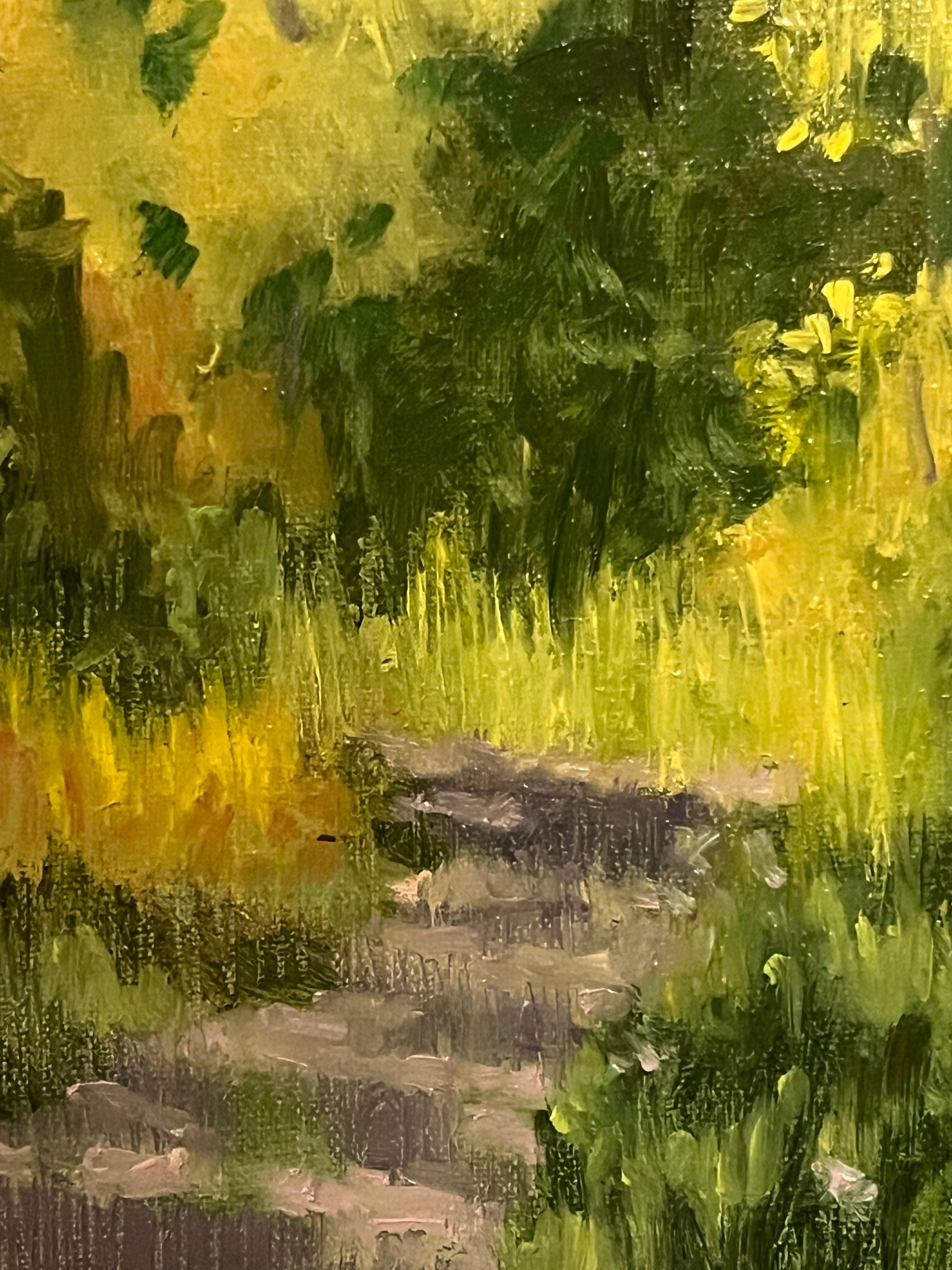 La luce del sole in autunno - Painting di Ginny Williams