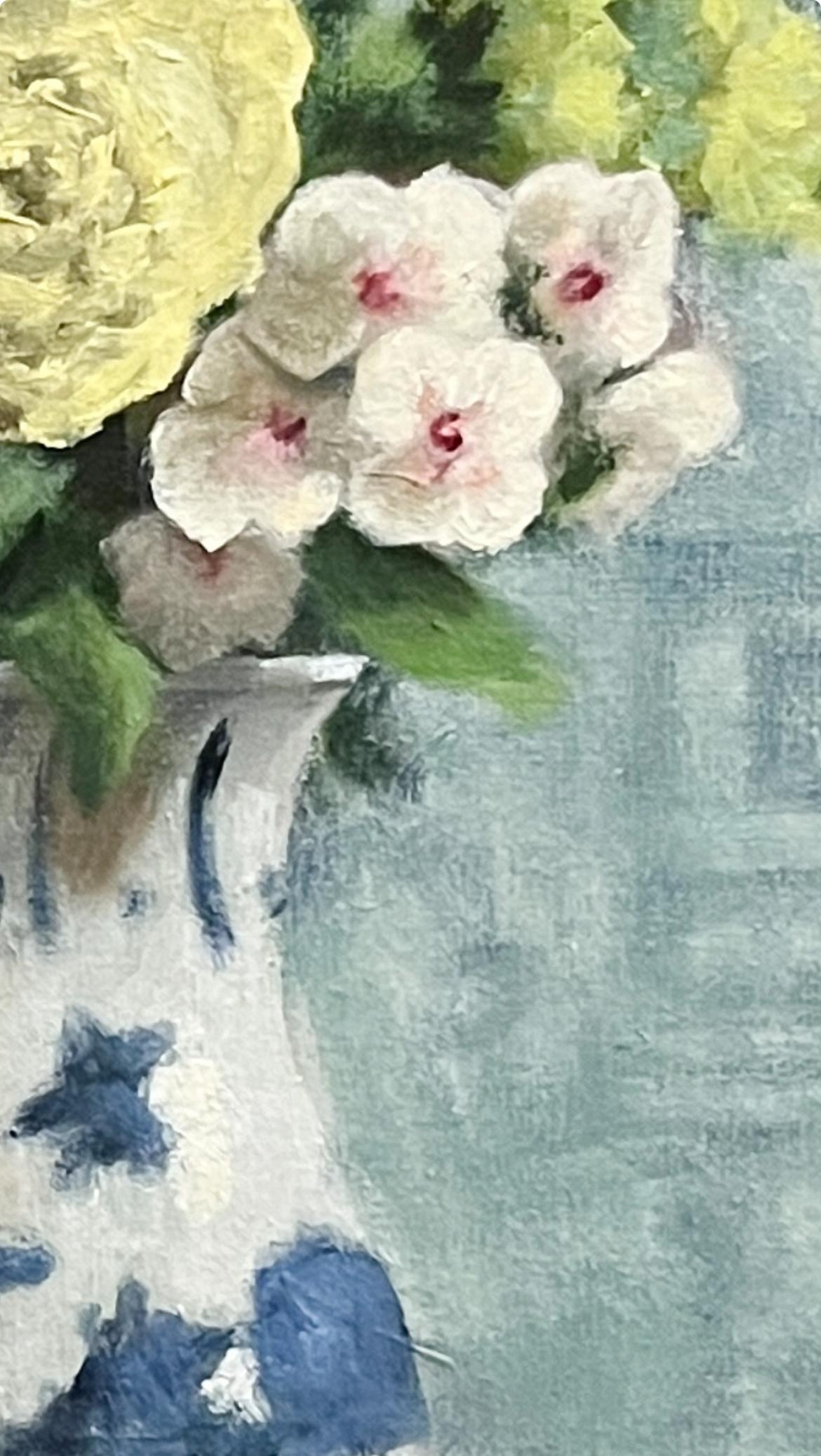 Il colore dell'amicizia - Still-Life Painting Grigio di Ginny Williams