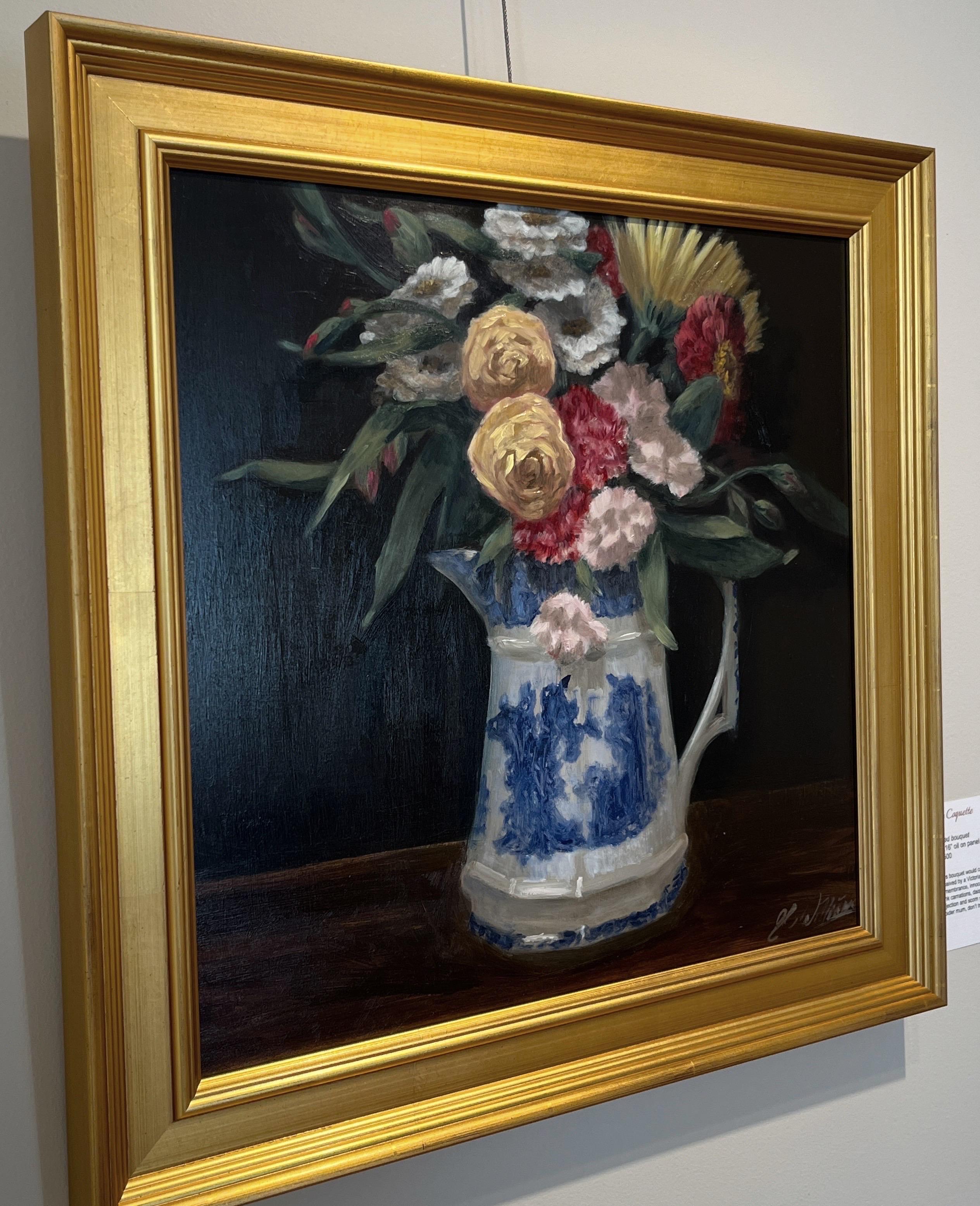 La Coqueta - Painting realista estadounidense de Ginny Williams