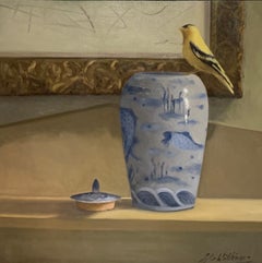 The Open Window by Ginny Williams Oil on Linen Still-Life Painting