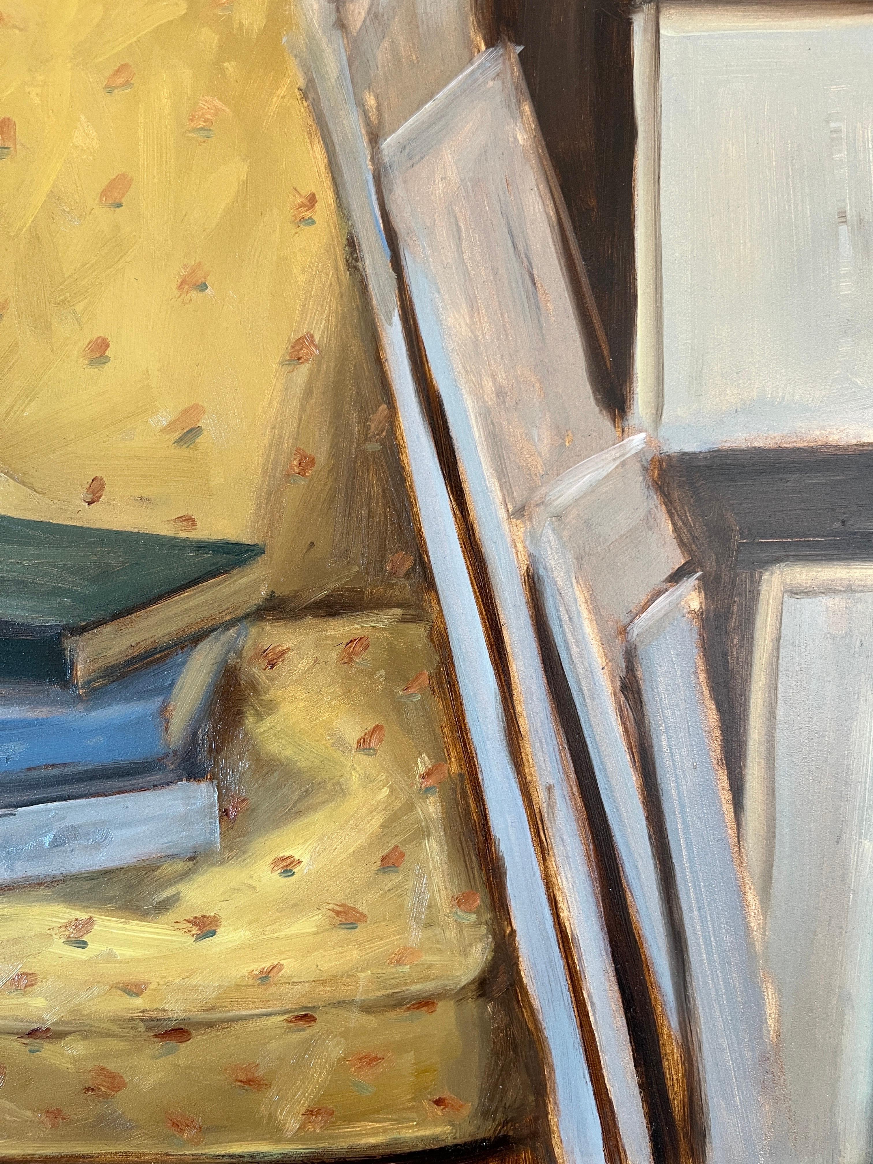 The Yellow Chair – Painting von Ginny Williams