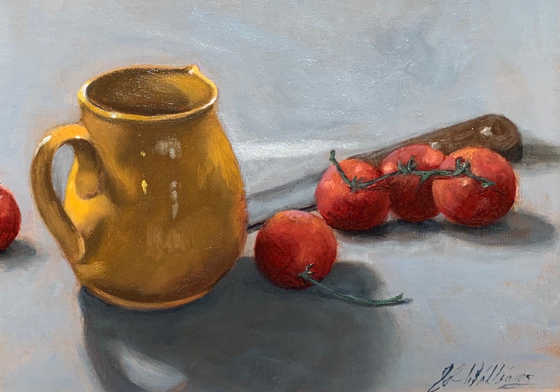 The Yellow Pitcher by Ginny Williams, Framed Realist Still-Life Painting