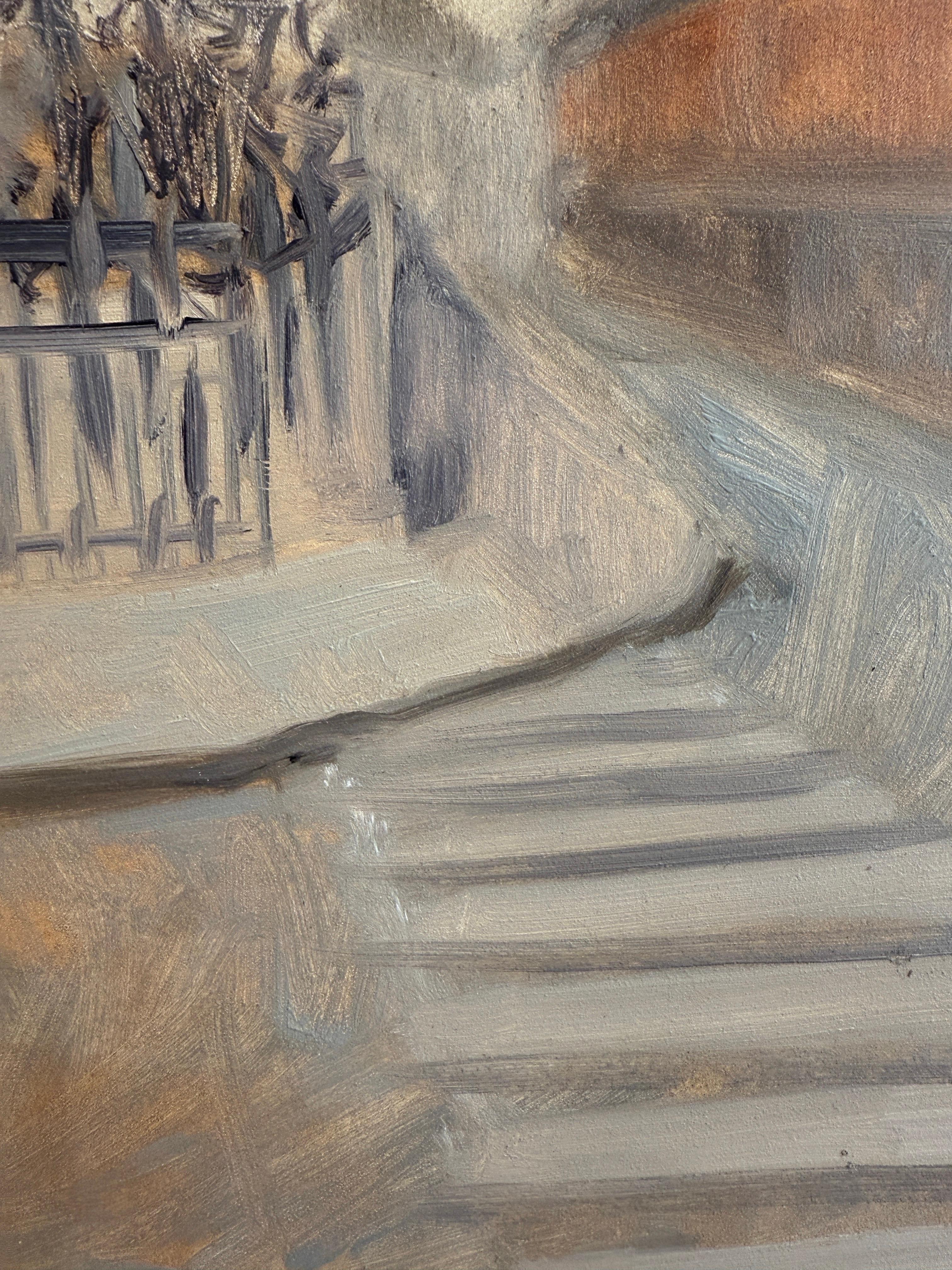 Deambular por París - Painting realista estadounidense de Ginny Williams