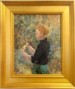 Woman with a Goldfinch
