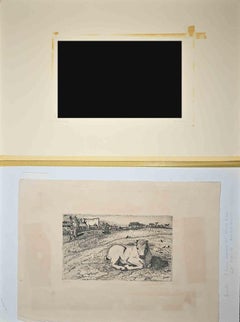 Il Boccino - Aguafuerte de Gino Bozzetti - 1935