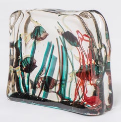 Gino Cendese Murano Glass Aquarium, Italy, circa 1950