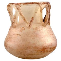 Vintage Gino Cenedese '1907-1973', Murano, Vase in Translucent Blown Art Glass