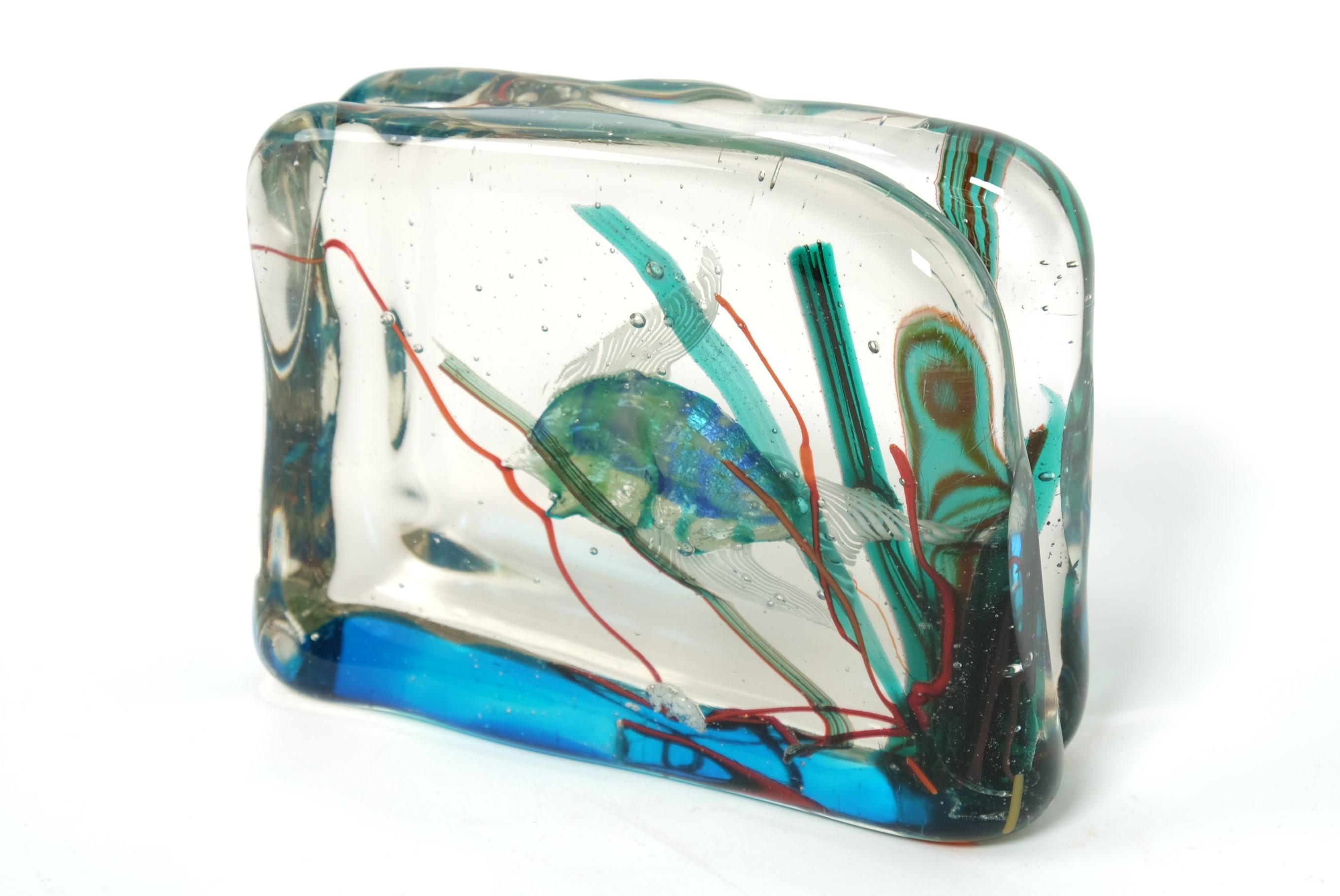 Alfredo Barbini para Cenedese Acuario de cristal de Murano de mediados de siglo, Italia Años 60 en venta 6