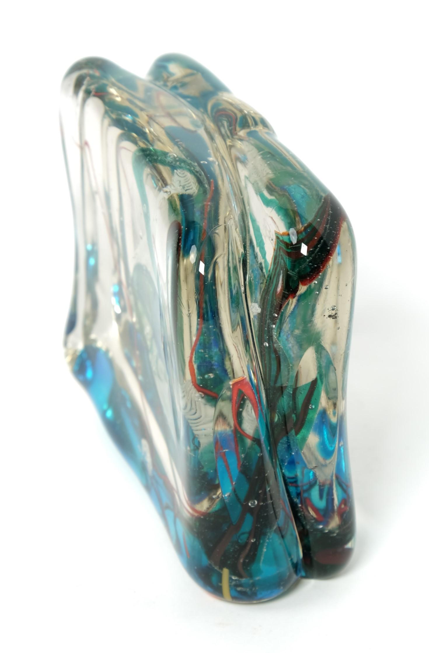 Alfredo Barbini para Cenedese Acuario de cristal de Murano de mediados de siglo, Italia Años 60 en venta 7