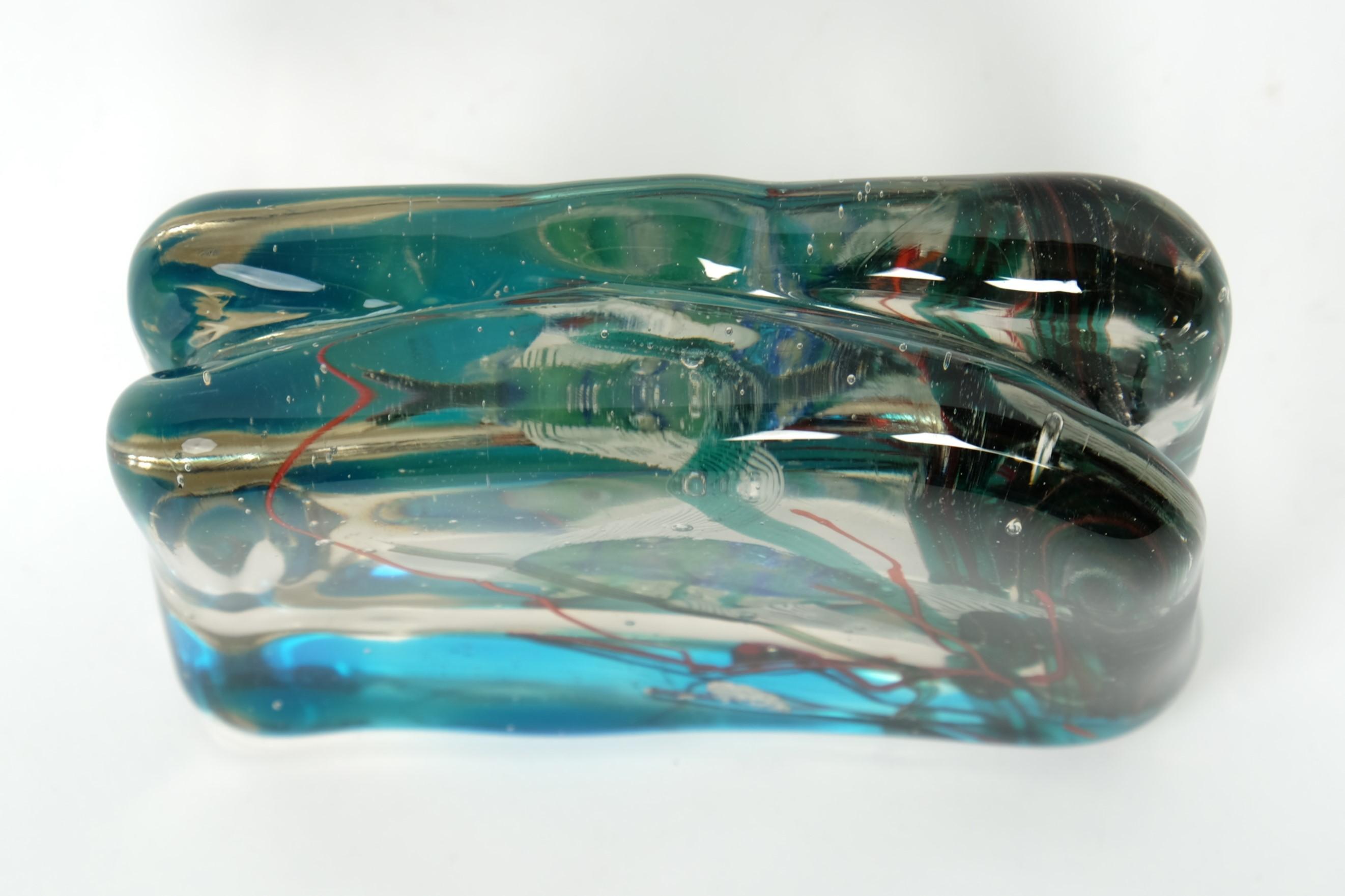 Alfredo Barbini para Cenedese Acuario de cristal de Murano de mediados de siglo, Italia Años 60 en venta 9