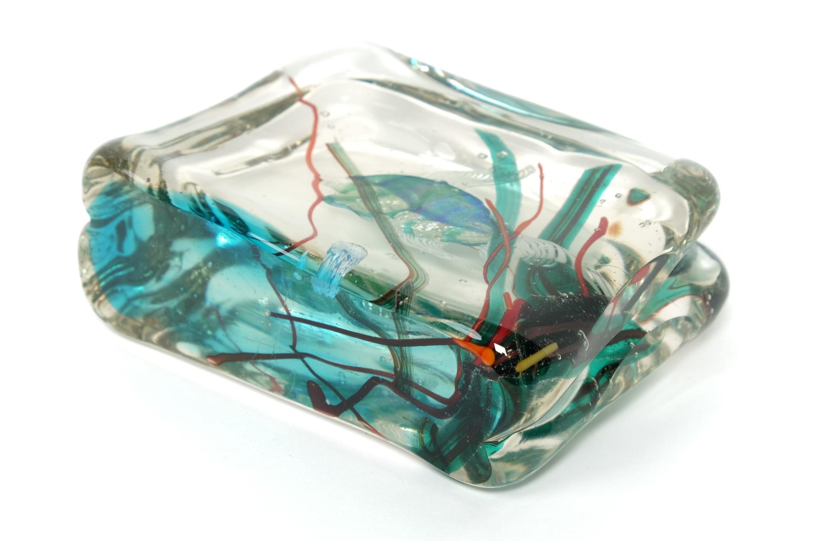 Alfredo Barbini para Cenedese Acuario de cristal de Murano de mediados de siglo, Italia Años 60 en venta 11