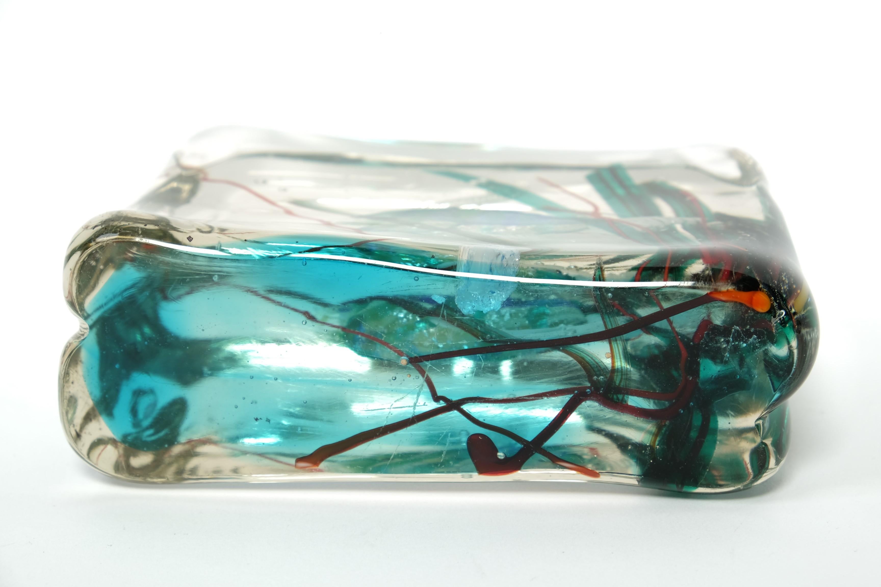 Alfredo Barbini para Cenedese Acuario de cristal de Murano de mediados de siglo, Italia Años 60 en venta 12