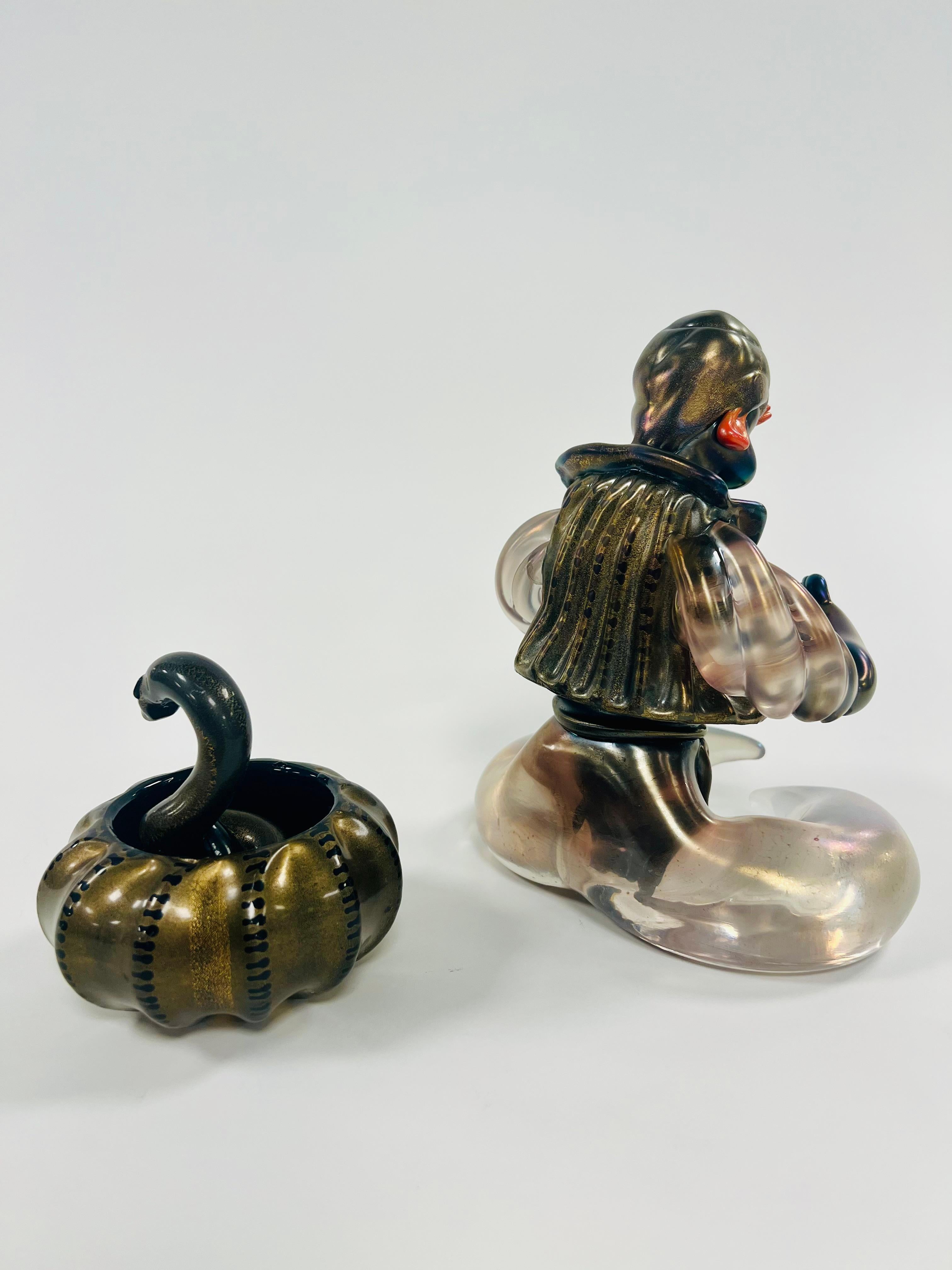 Incroyable et rare sculpture d'Alfredo Barbini pour le groupe de Gino Cenedese 1948 