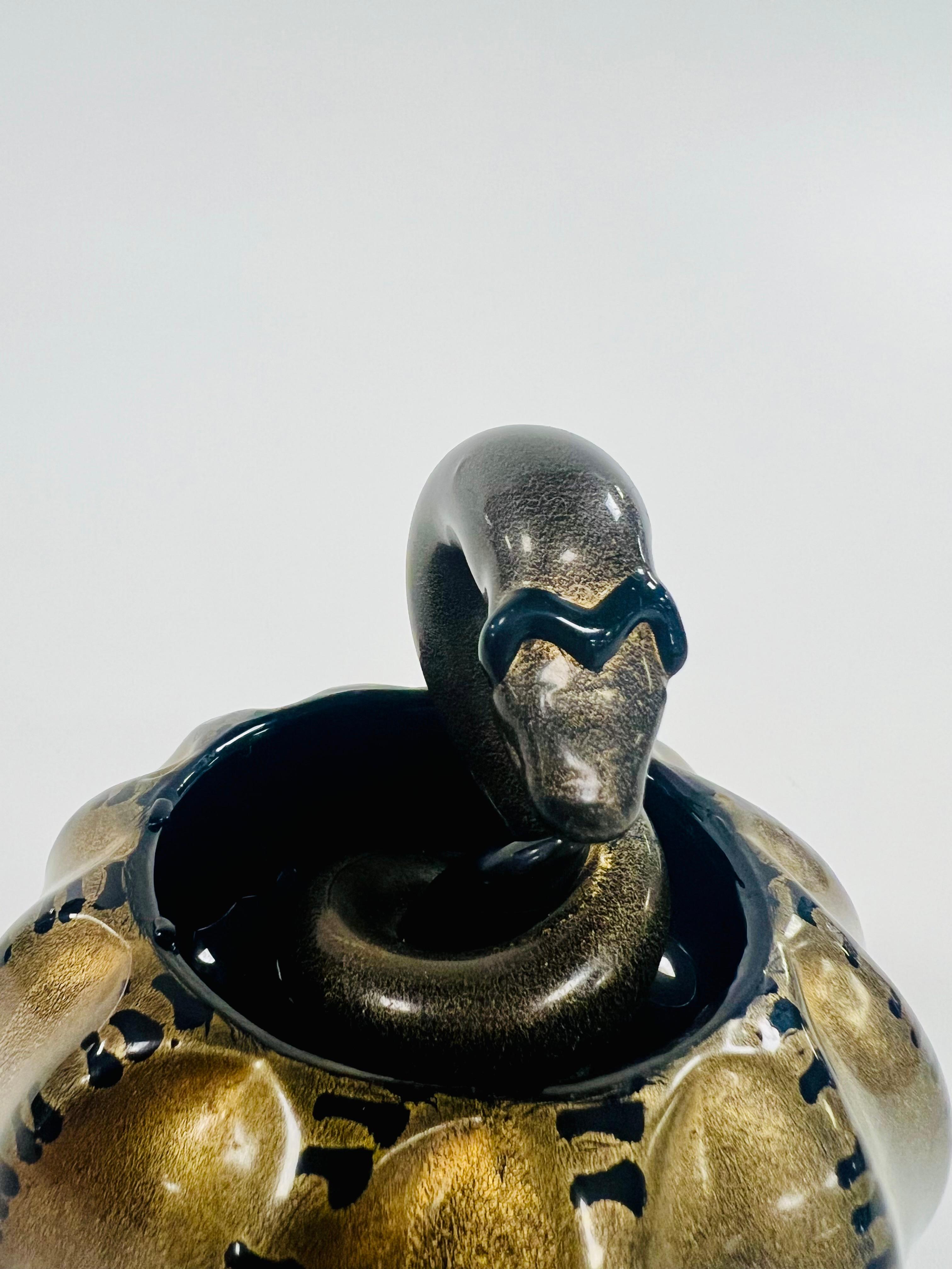 Milieu du XXe siècle Sculpture de GINO CENEDESE, ALFREDO BARBINI en verre de Murano 1948. en vente